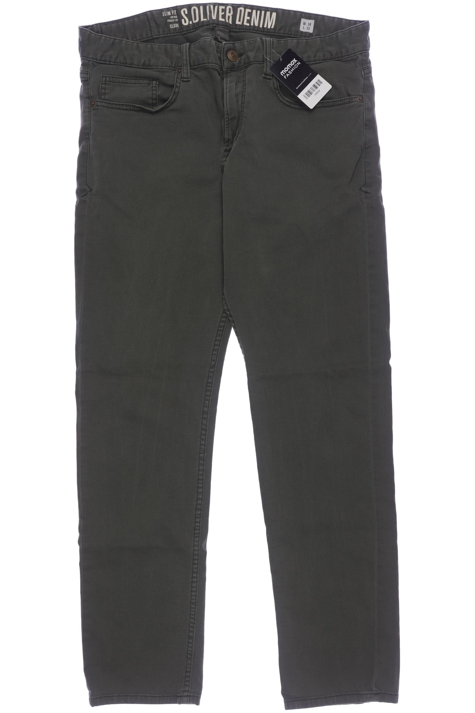 

s.Oliver Herren Jeans, grün, Gr. 34