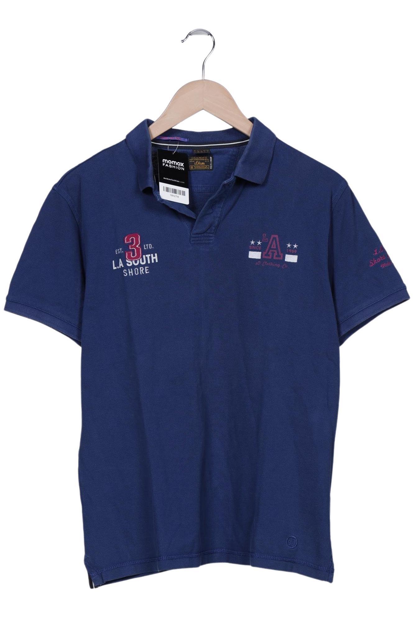 

s.Oliver Herren Poloshirt, marineblau, Gr. 52
