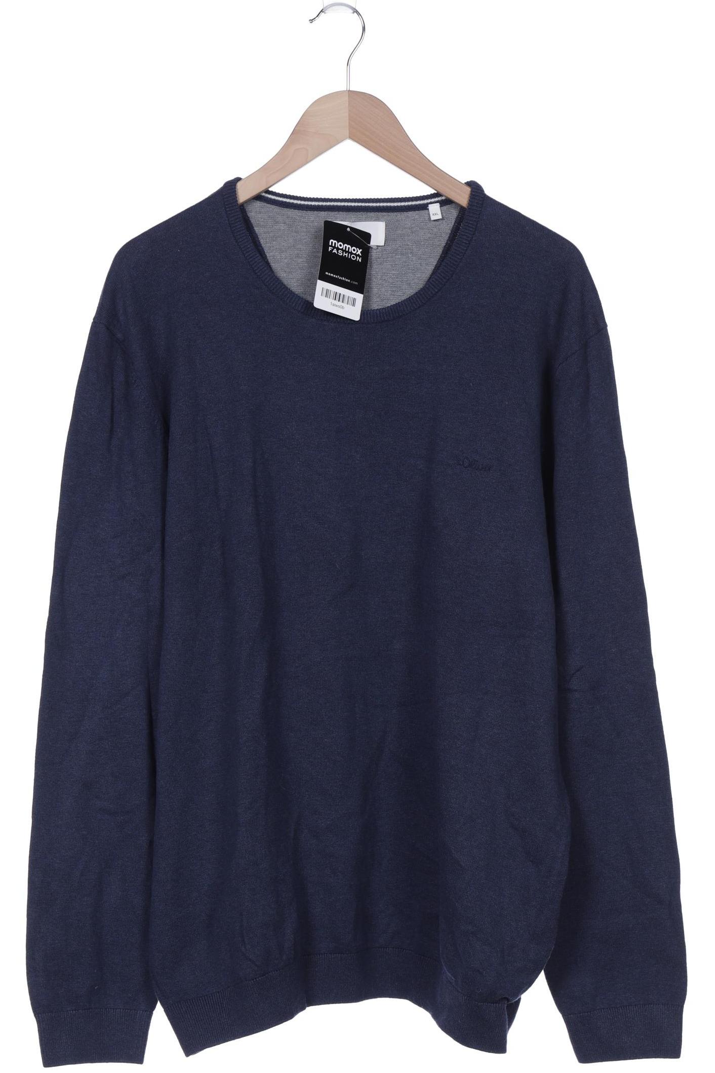 

s.Oliver Herren Pullover, blau, Gr. 56