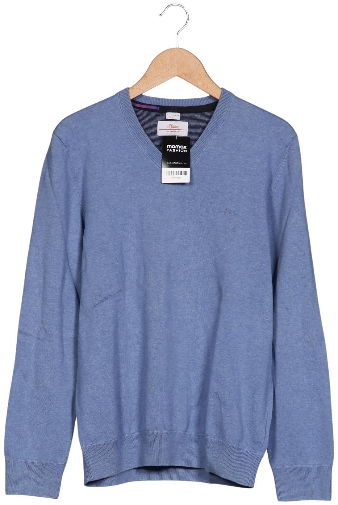

s.Oliver Herren Pullover, blau, Gr. 52