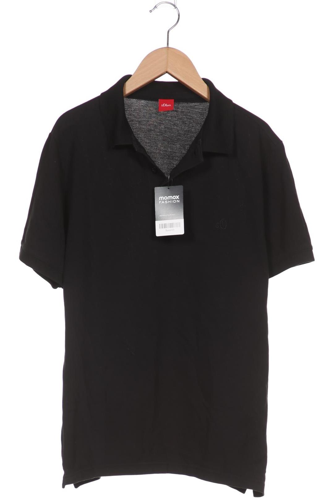 

s.Oliver Herren Poloshirt, schwarz, Gr. 48