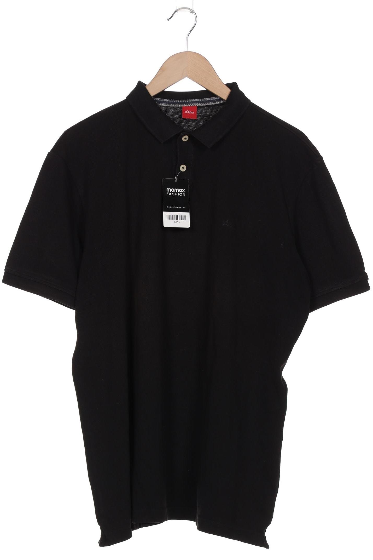 

s.Oliver Herren Poloshirt, schwarz, Gr. 56