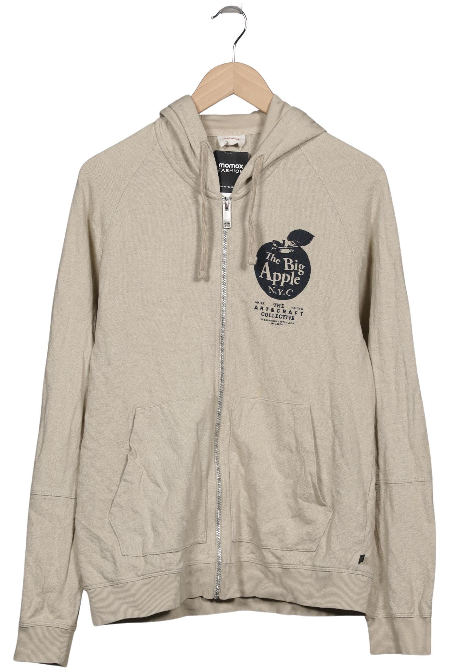 

s.Oliver Herren Kapuzenpullover, beige, Gr. 52