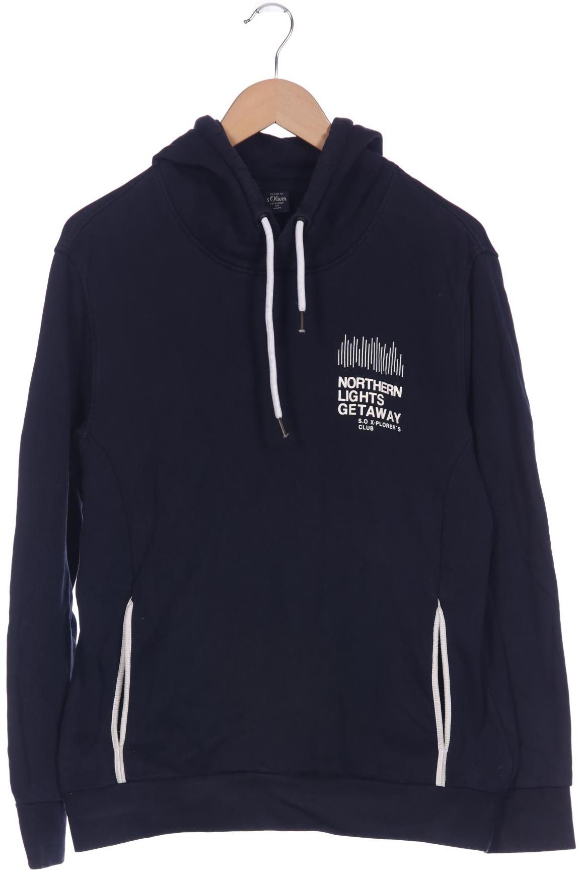 

s.Oliver Herren Kapuzenpullover, marineblau, Gr. 52