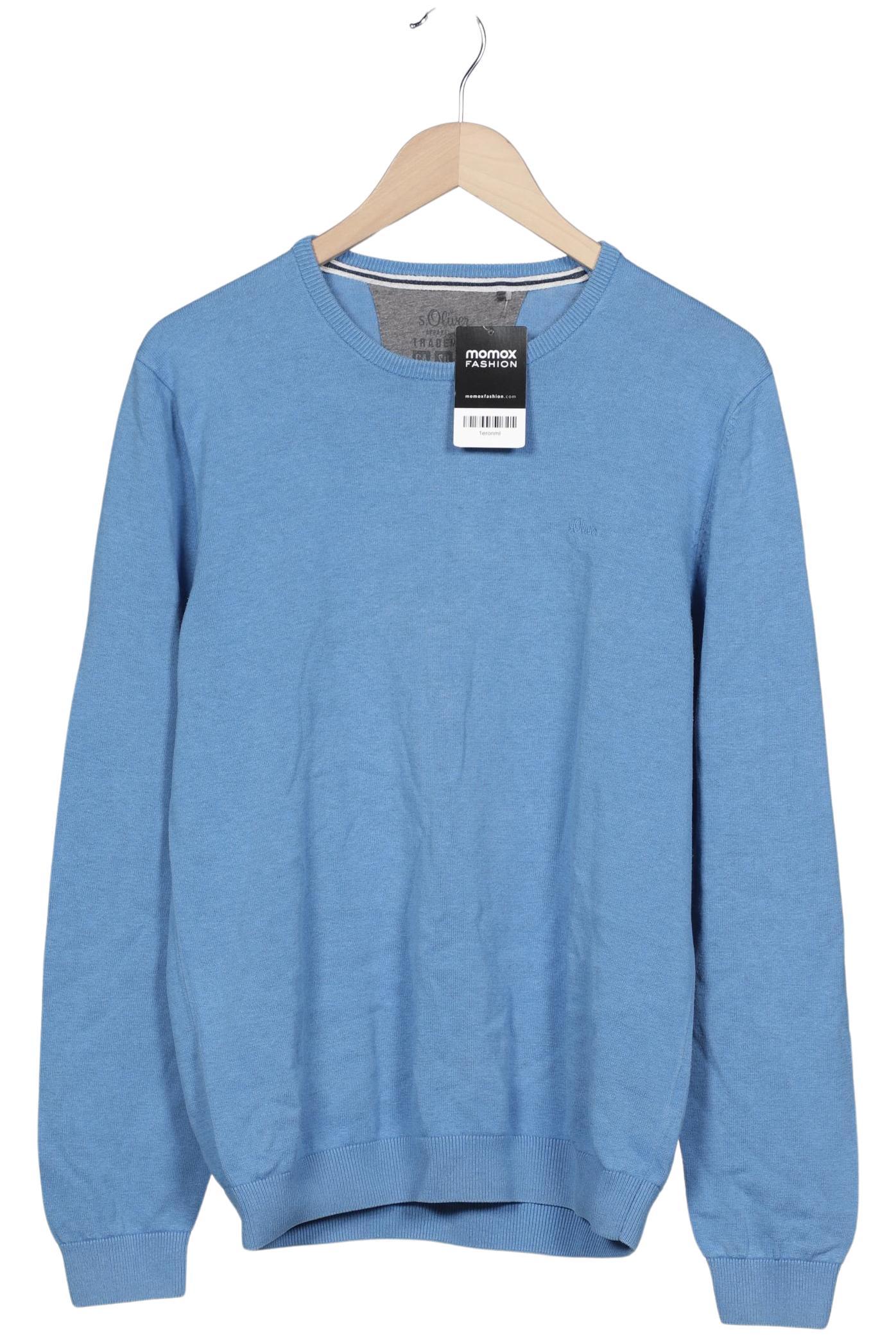 

s.Oliver Herren Pullover, blau, Gr. 48