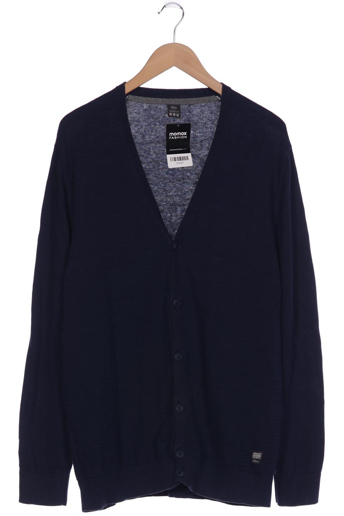 

s.Oliver Herren Strickjacke, marineblau