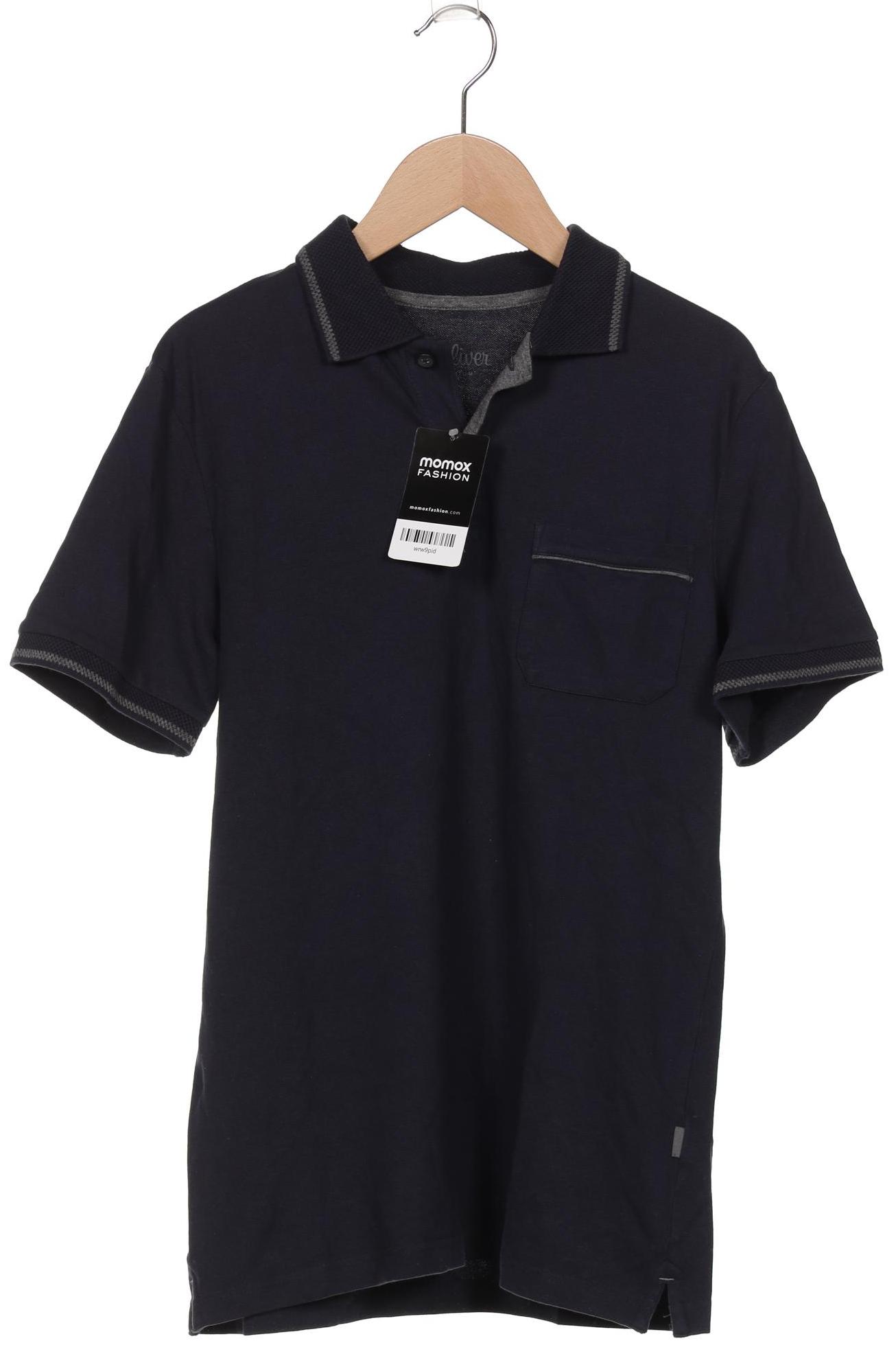 

s.Oliver Herren Poloshirt, marineblau, Gr. 46