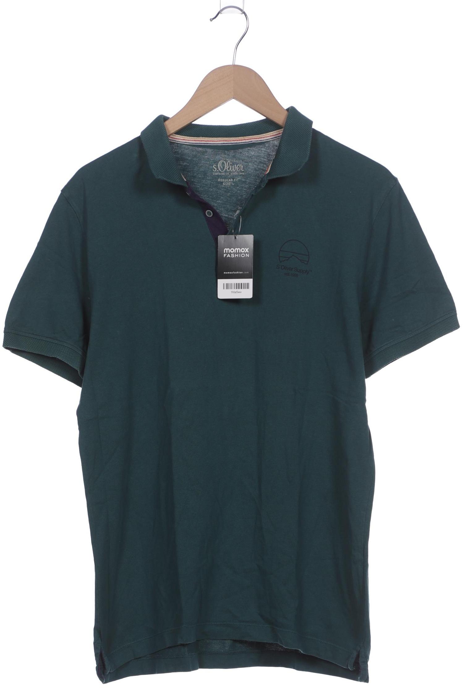 

s.Oliver Herren Poloshirt, türkis, Gr. 52