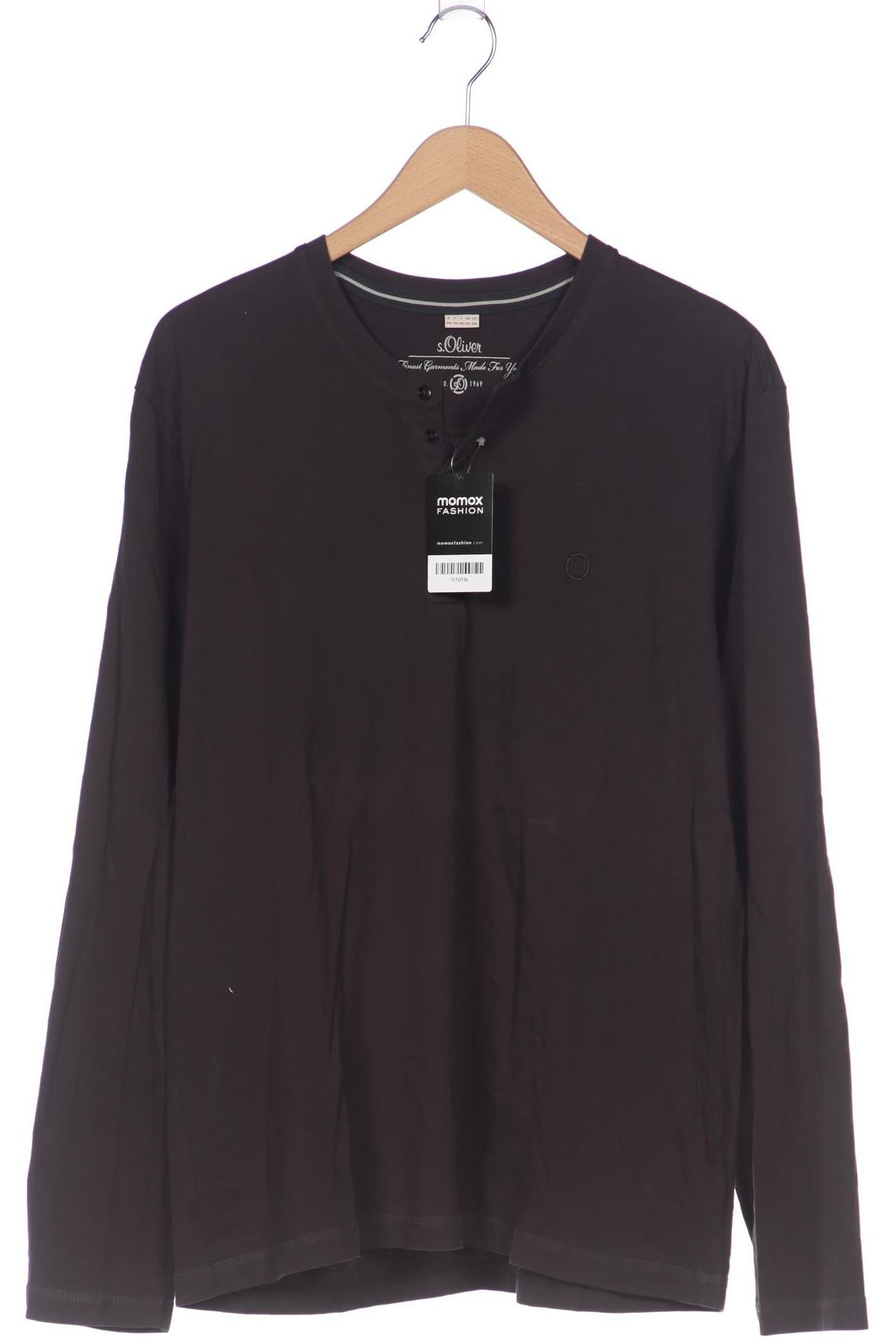 

s.Oliver Herren Langarmshirt, schwarz, Gr. 56