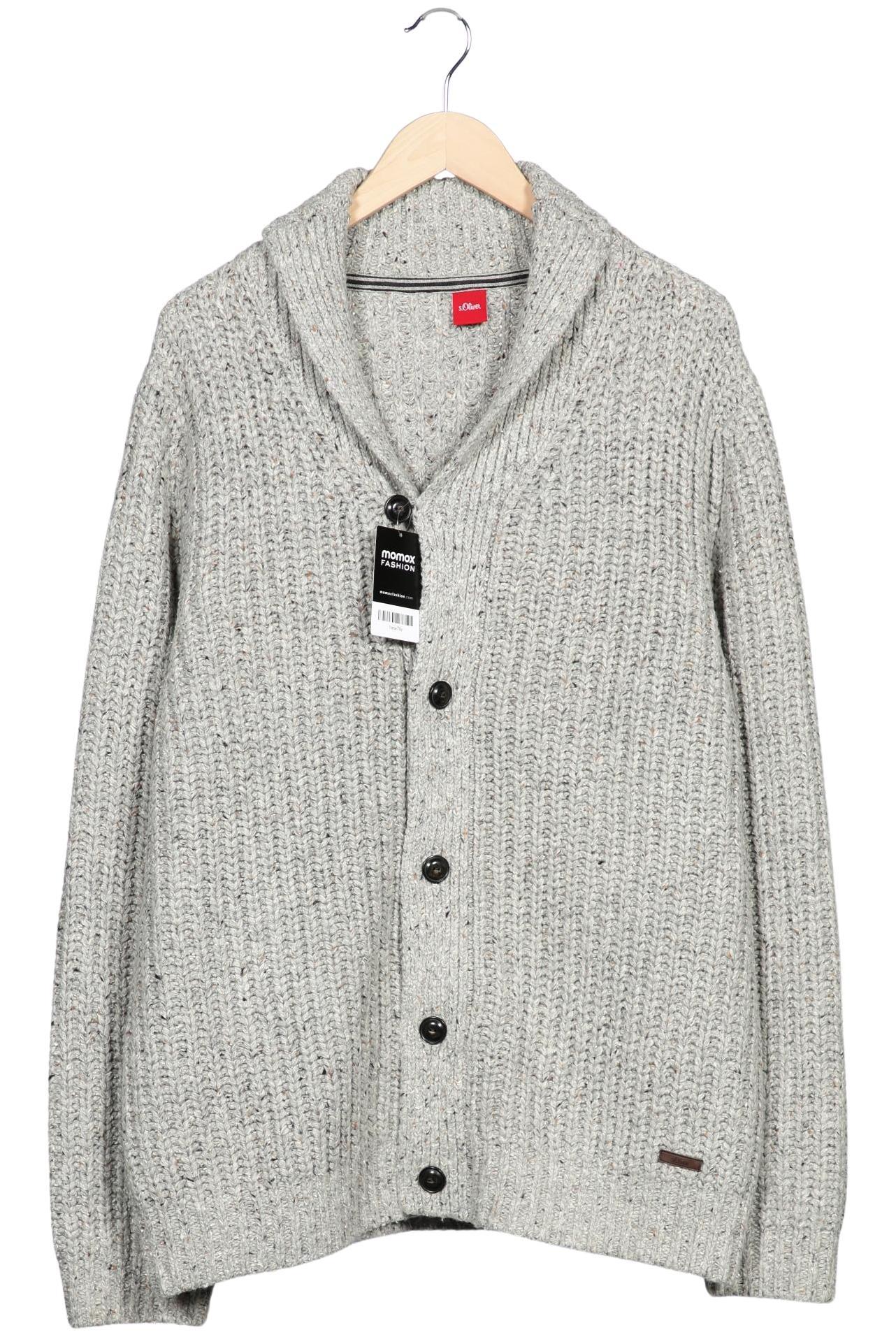 

s.Oliver Herren Strickjacke, grau, Gr. 56