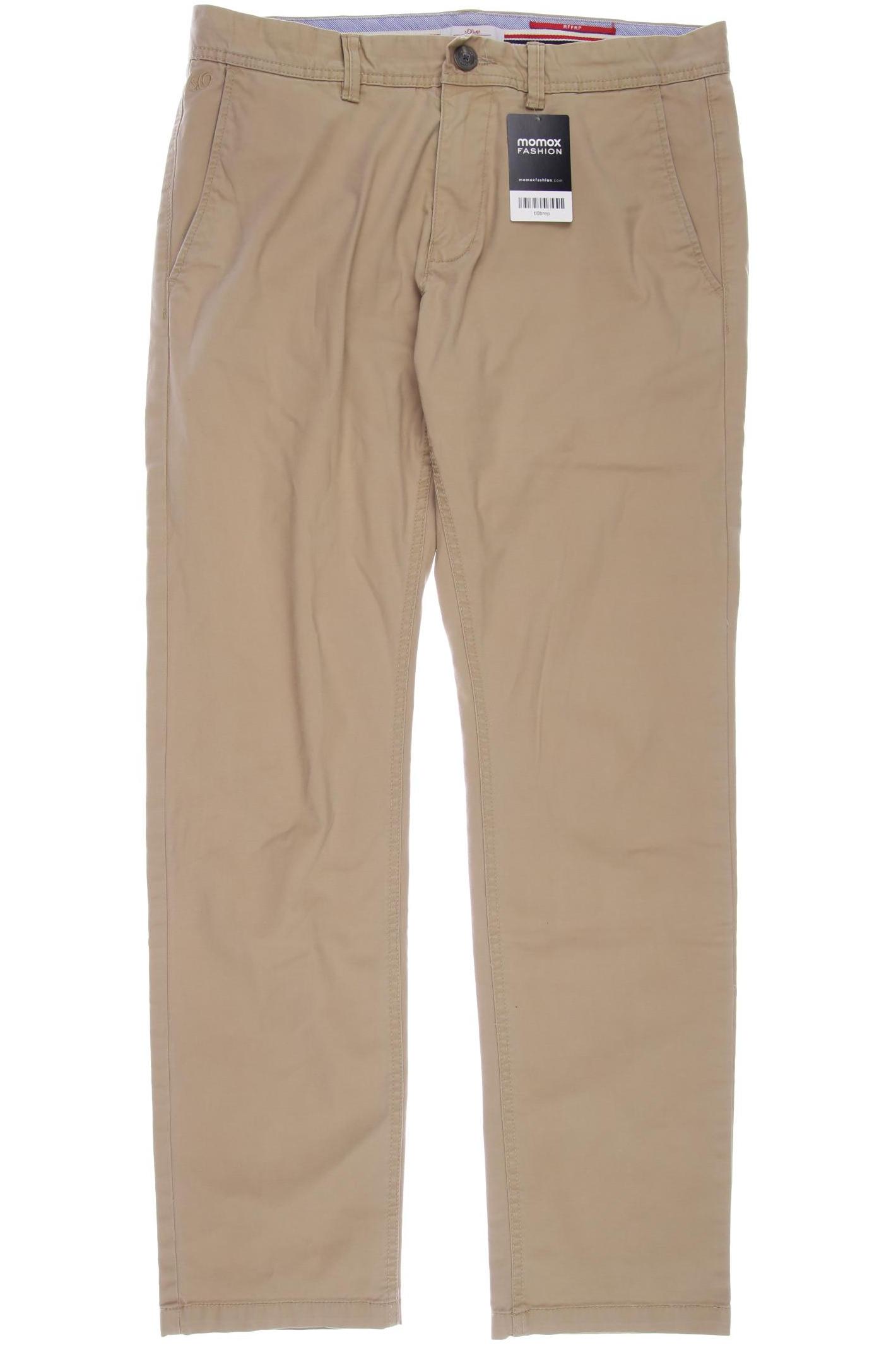 

s.Oliver Herren Stoffhose, beige, Gr. 31