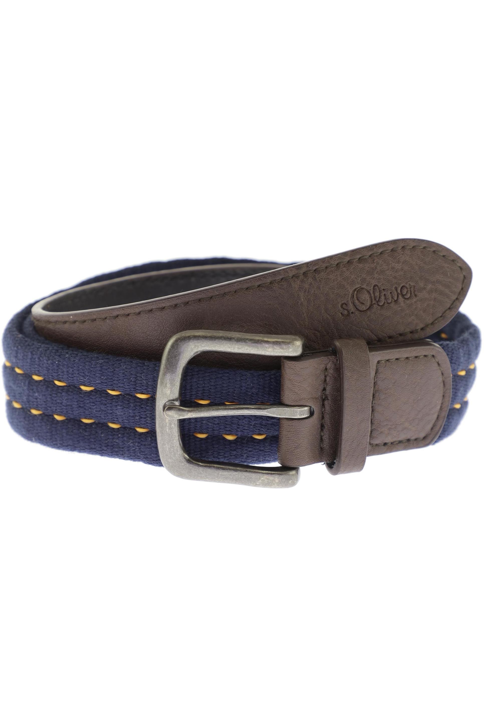 

s.Oliver Herren Gürtel, marineblau, Gr. 95