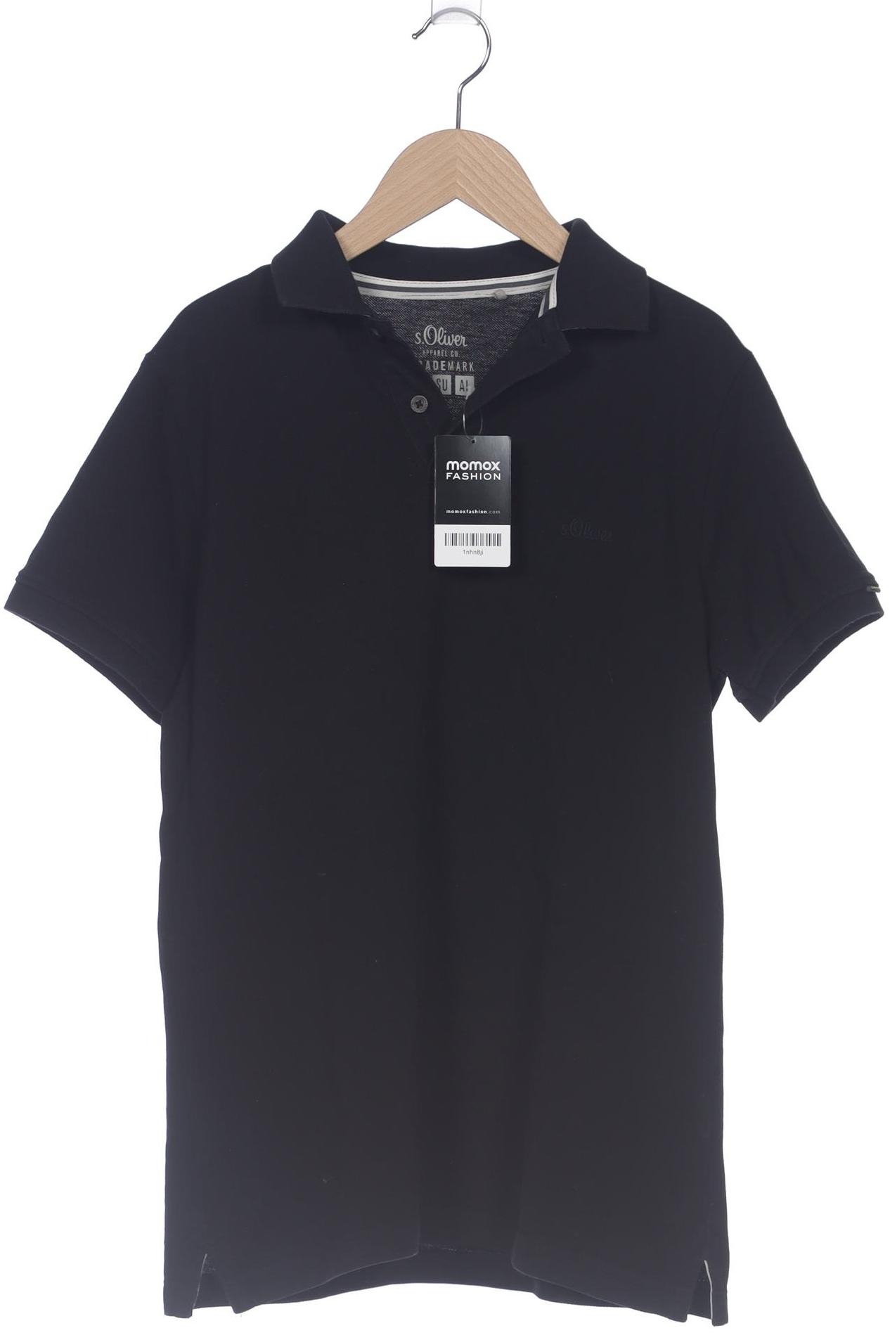 

s.Oliver Herren Poloshirt, schwarz, Gr. 46