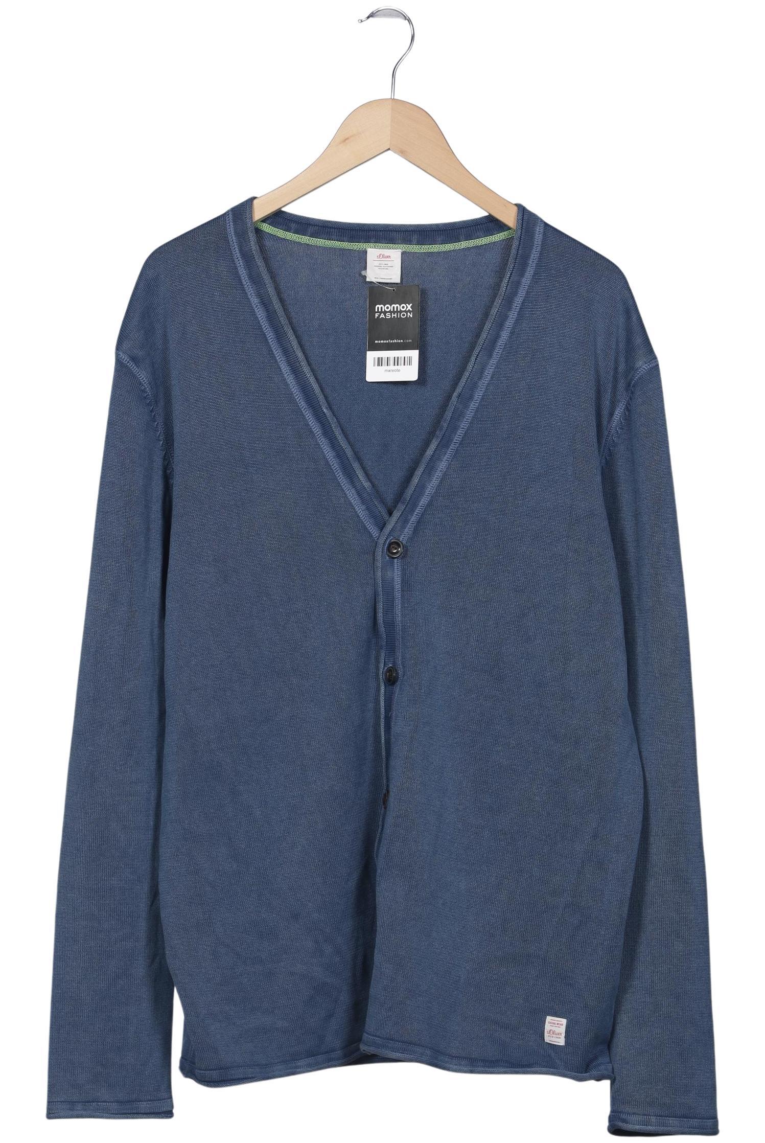 

s.Oliver Herren Strickjacke, blau, Gr. 56