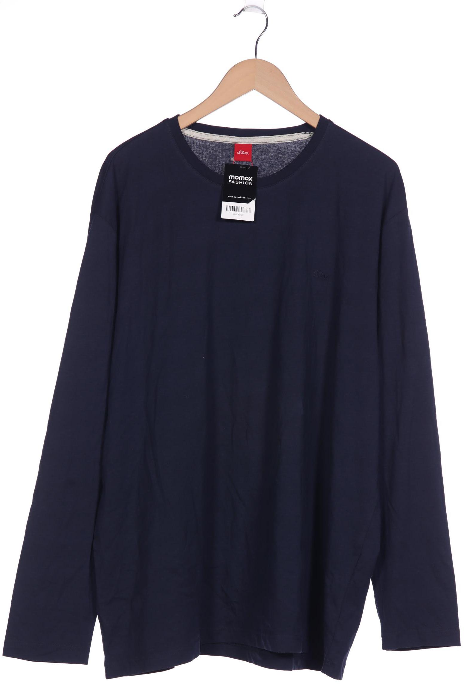 

s.Oliver Herren Langarmshirt, marineblau, Gr. 58