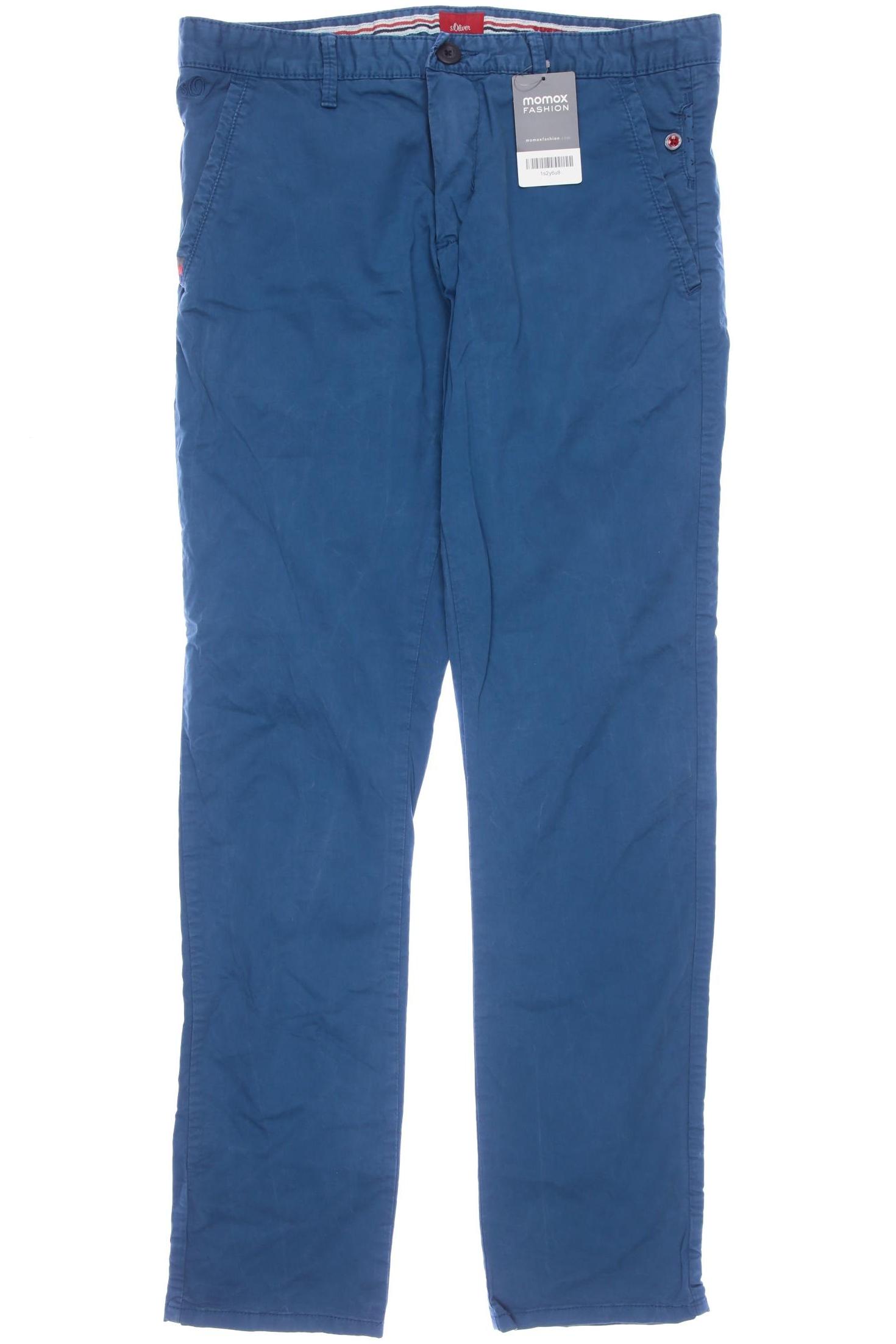 

s.Oliver Herren Stoffhose, blau, Gr. 32