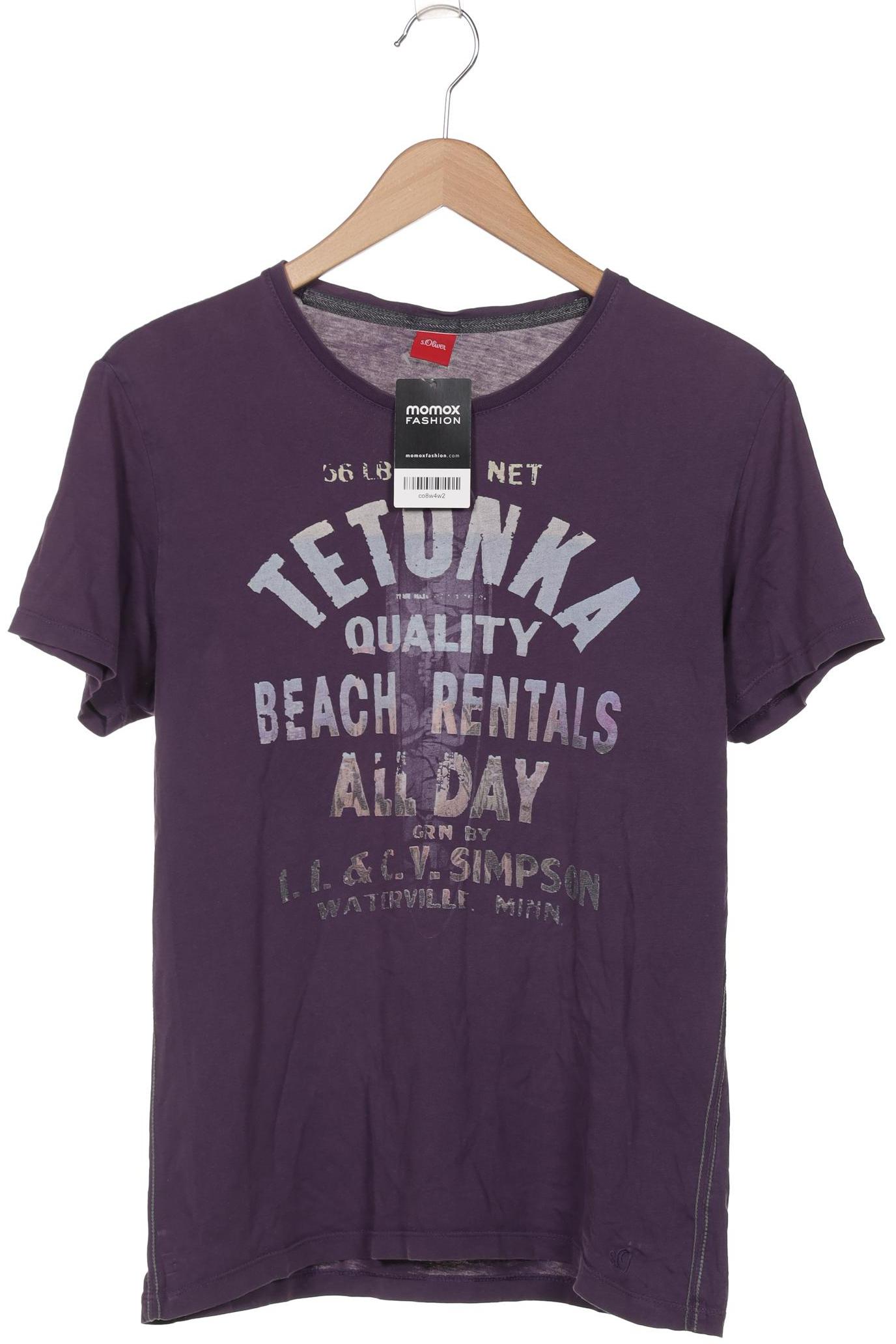 Thumbnail - s.Oliver Herren T-Shirt, flieder, Gr. 52