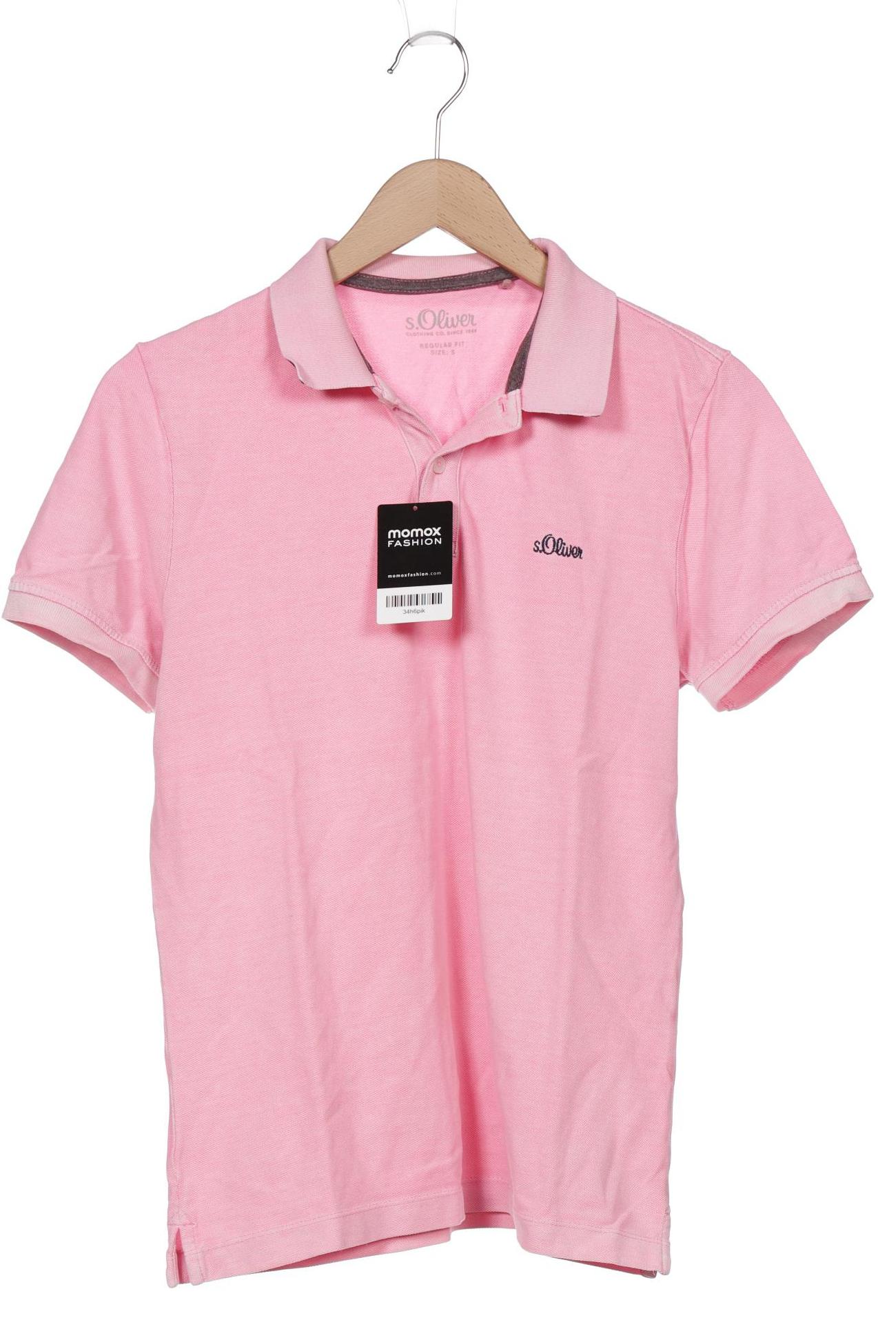 

s.Oliver Herren Poloshirt, pink, Gr. 46