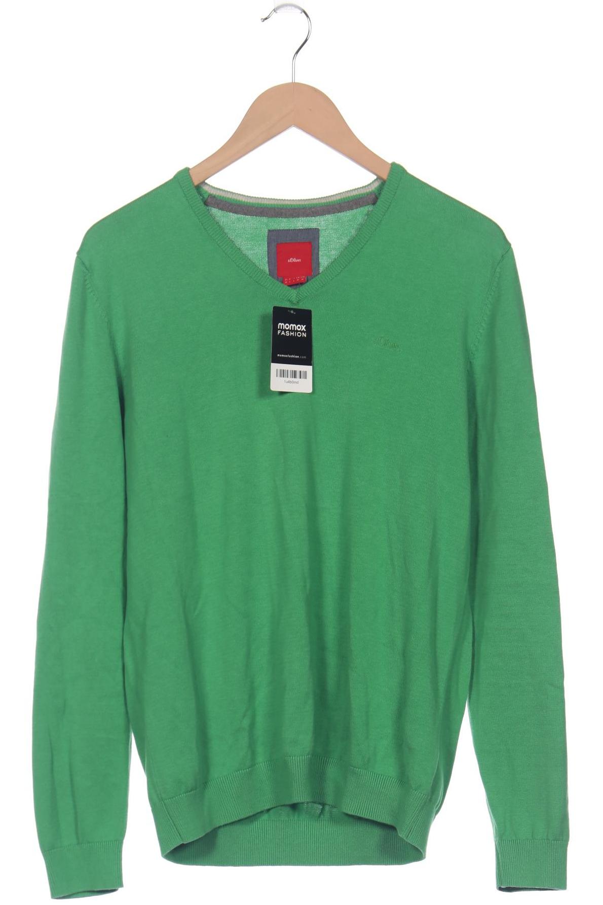 

s.Oliver Herren Pullover, grün, Gr. 48