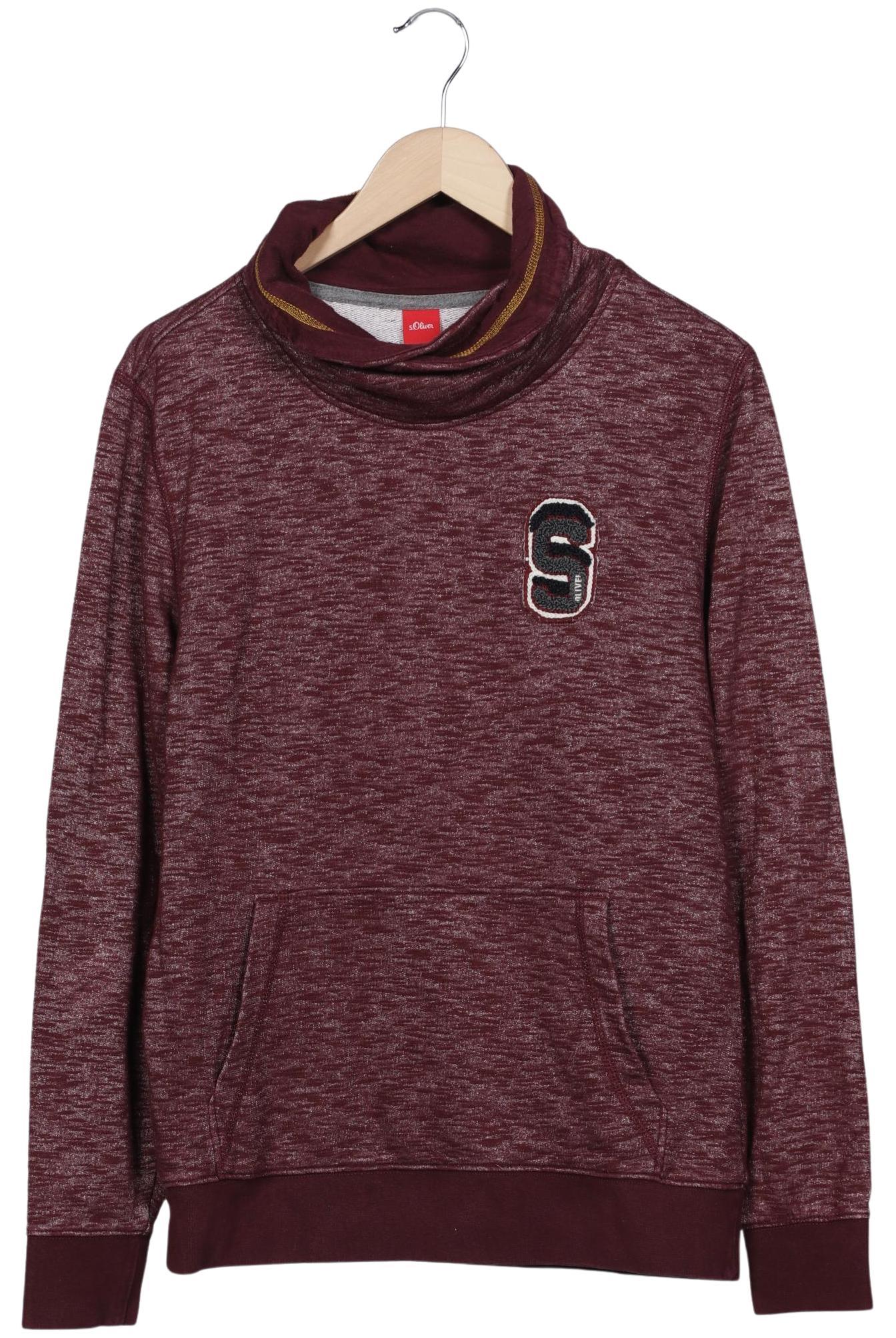 

s.Oliver Herren Sweatshirt, bordeaux, Gr. 52