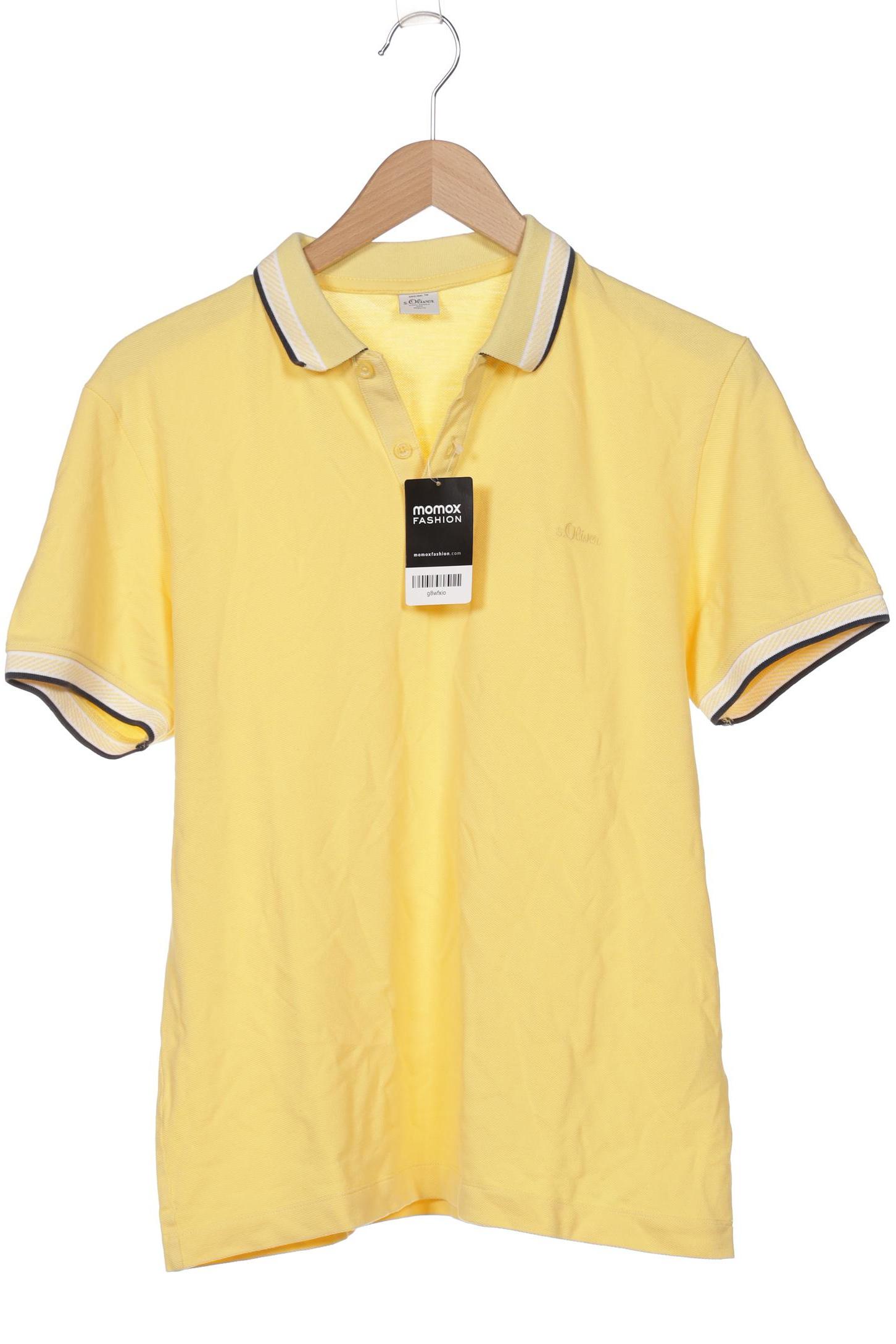 

s.Oliver Herren Poloshirt, gelb, Gr. 52