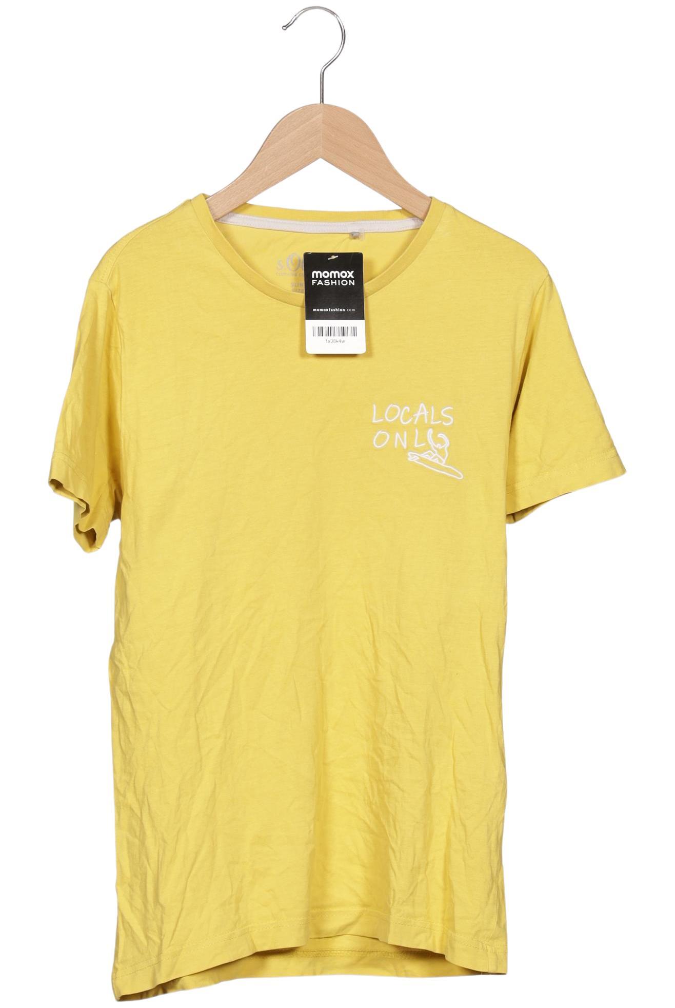 

s.Oliver Herren T-Shirt, gelb, Gr. 46