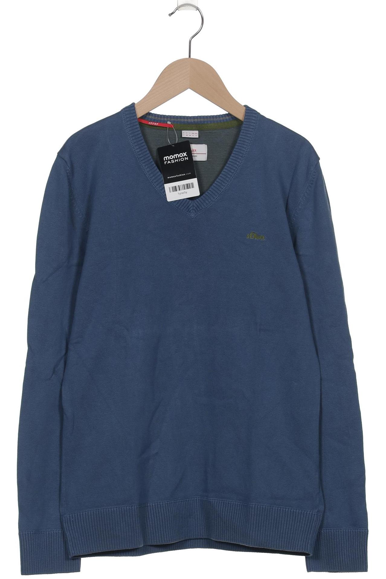 

s.Oliver Herren Pullover, blau, Gr. 46