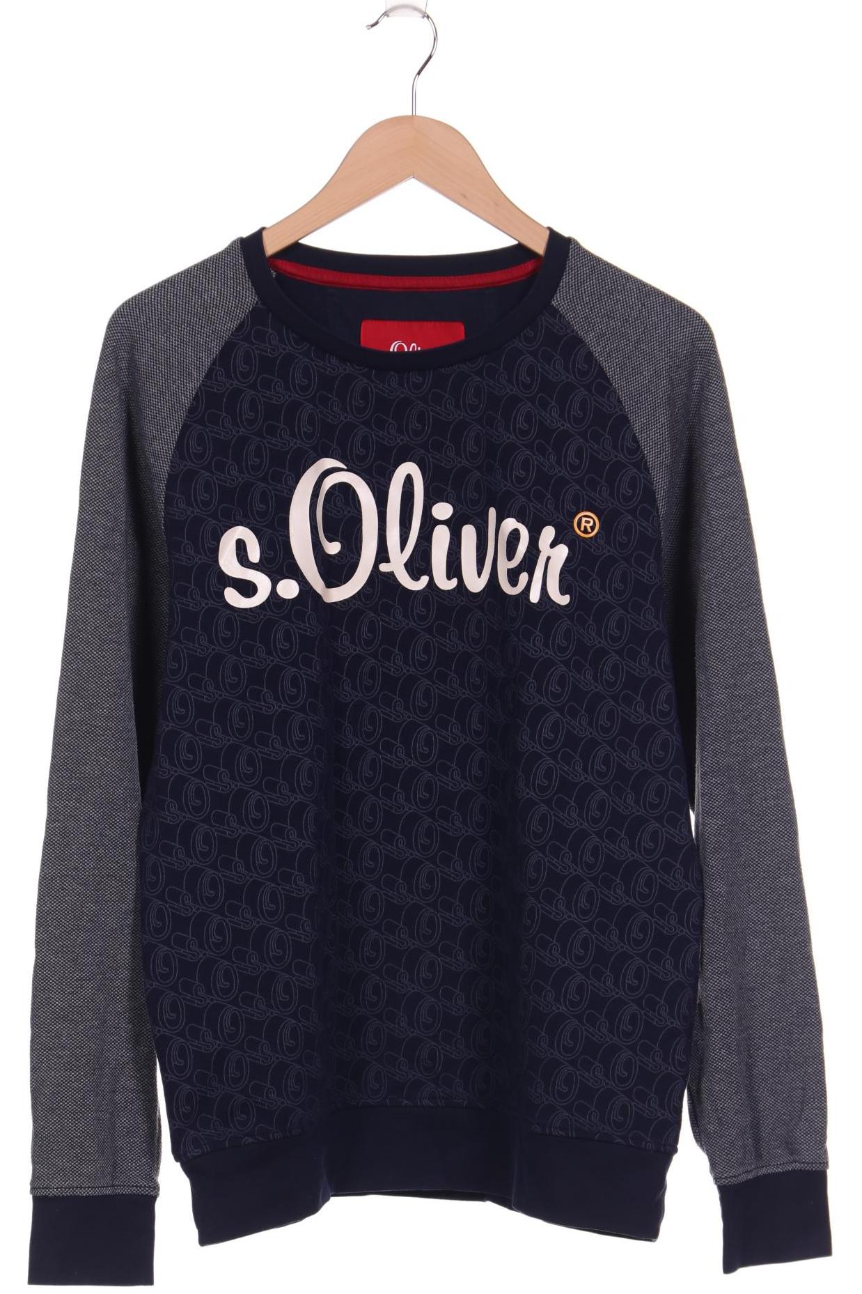 

s.Oliver Herren Sweatshirt, marineblau, Gr. 52