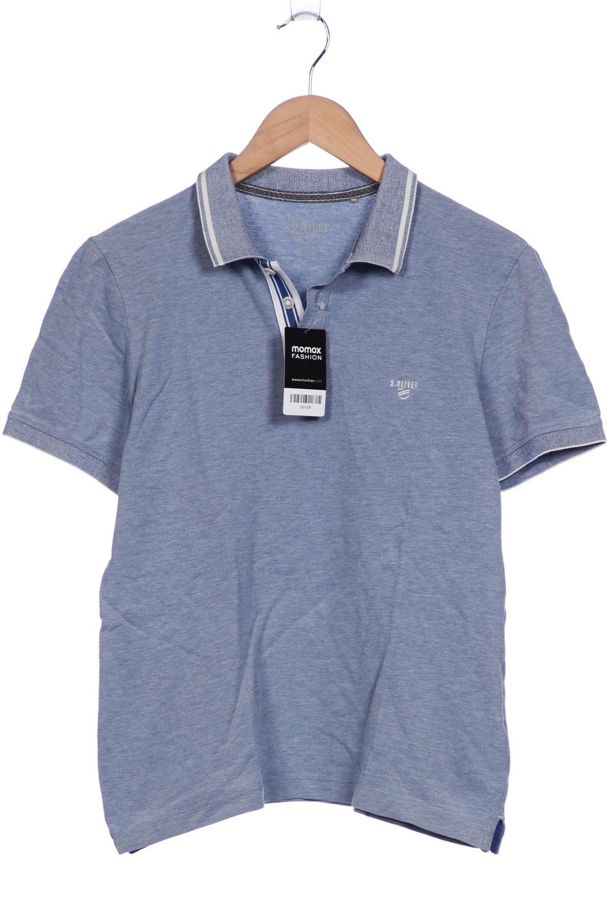 

s.Oliver Herren Poloshirt, blau, Gr. 48