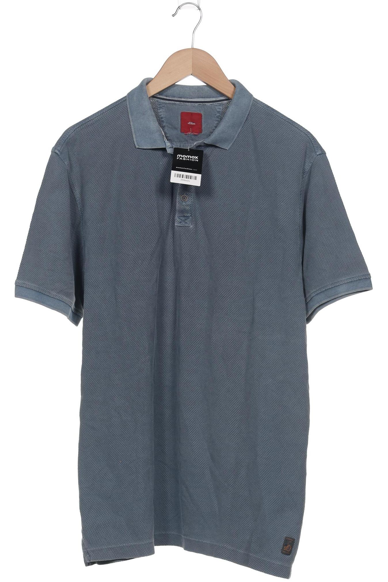

s.Oliver Herren Poloshirt, blau, Gr. 56