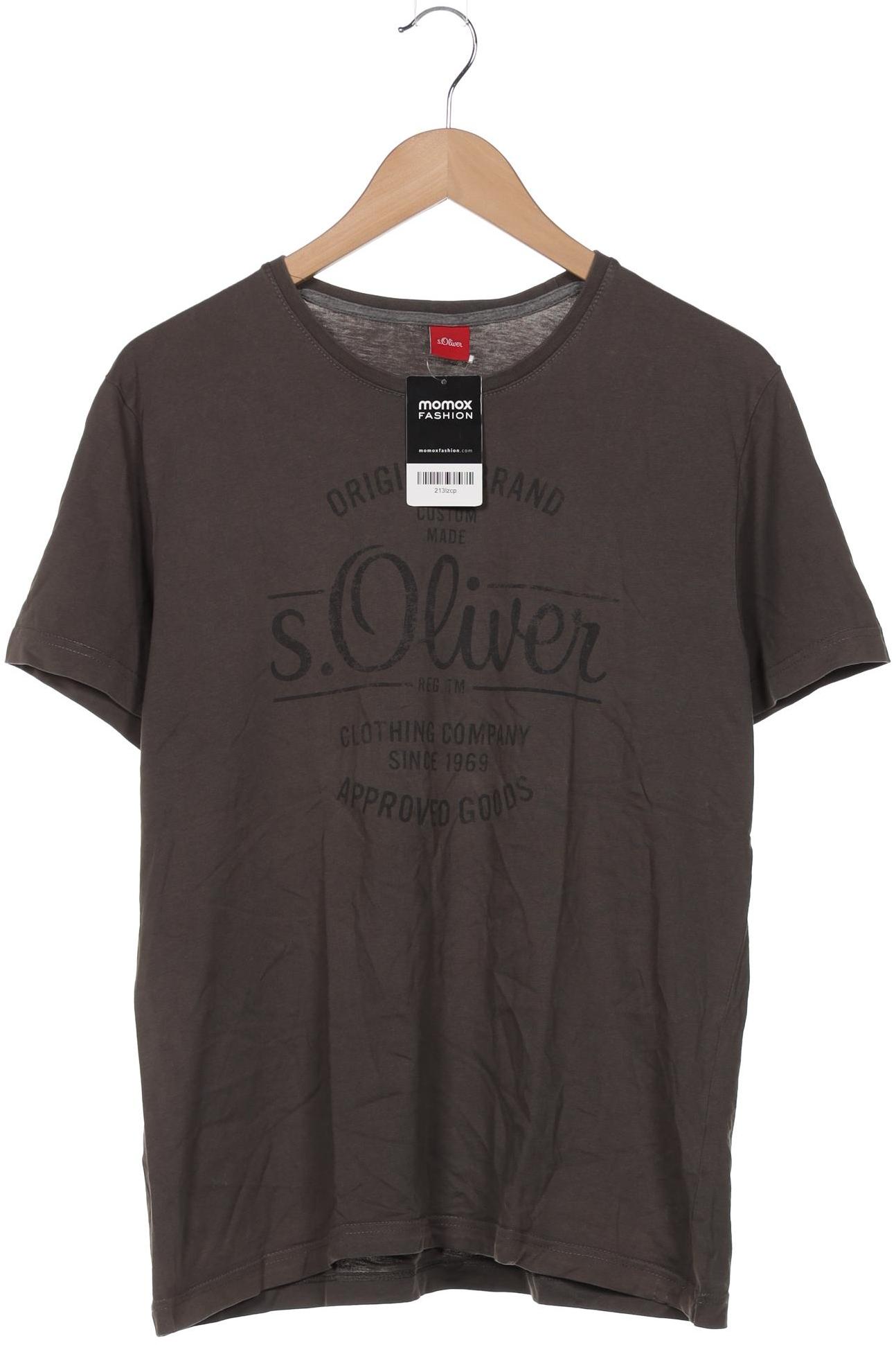 

s.Oliver Herren T-Shirt, braun, Gr. 52