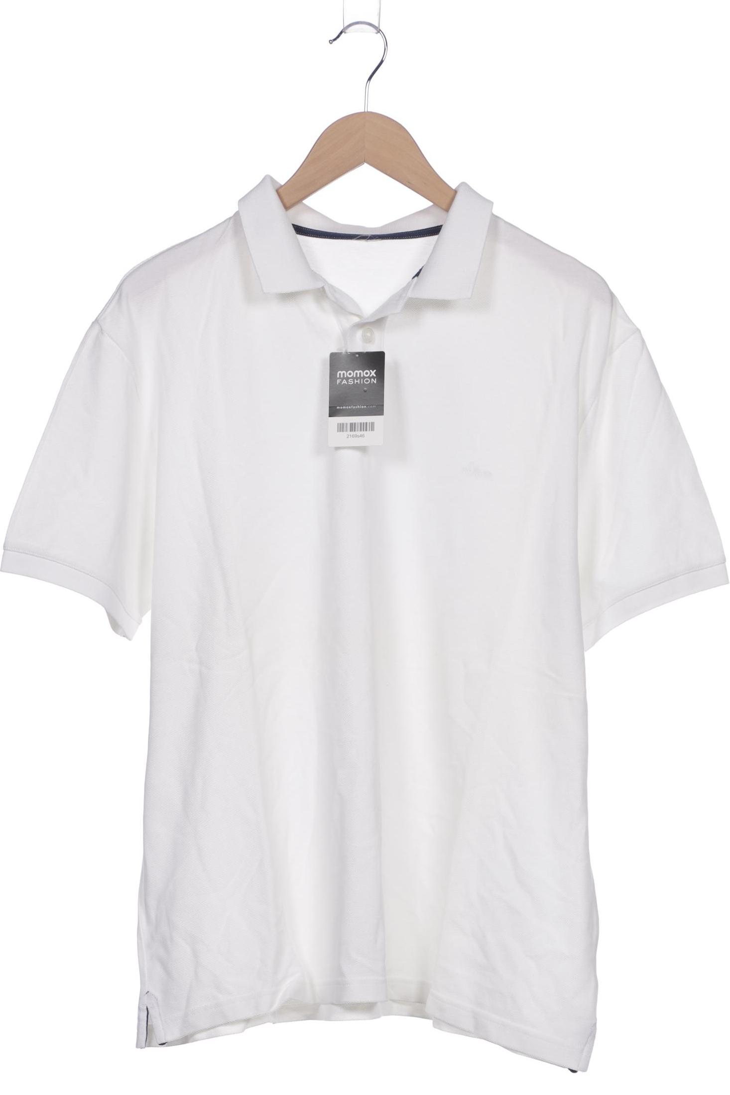 

s.Oliver Herren Poloshirt, weiß, Gr. 56