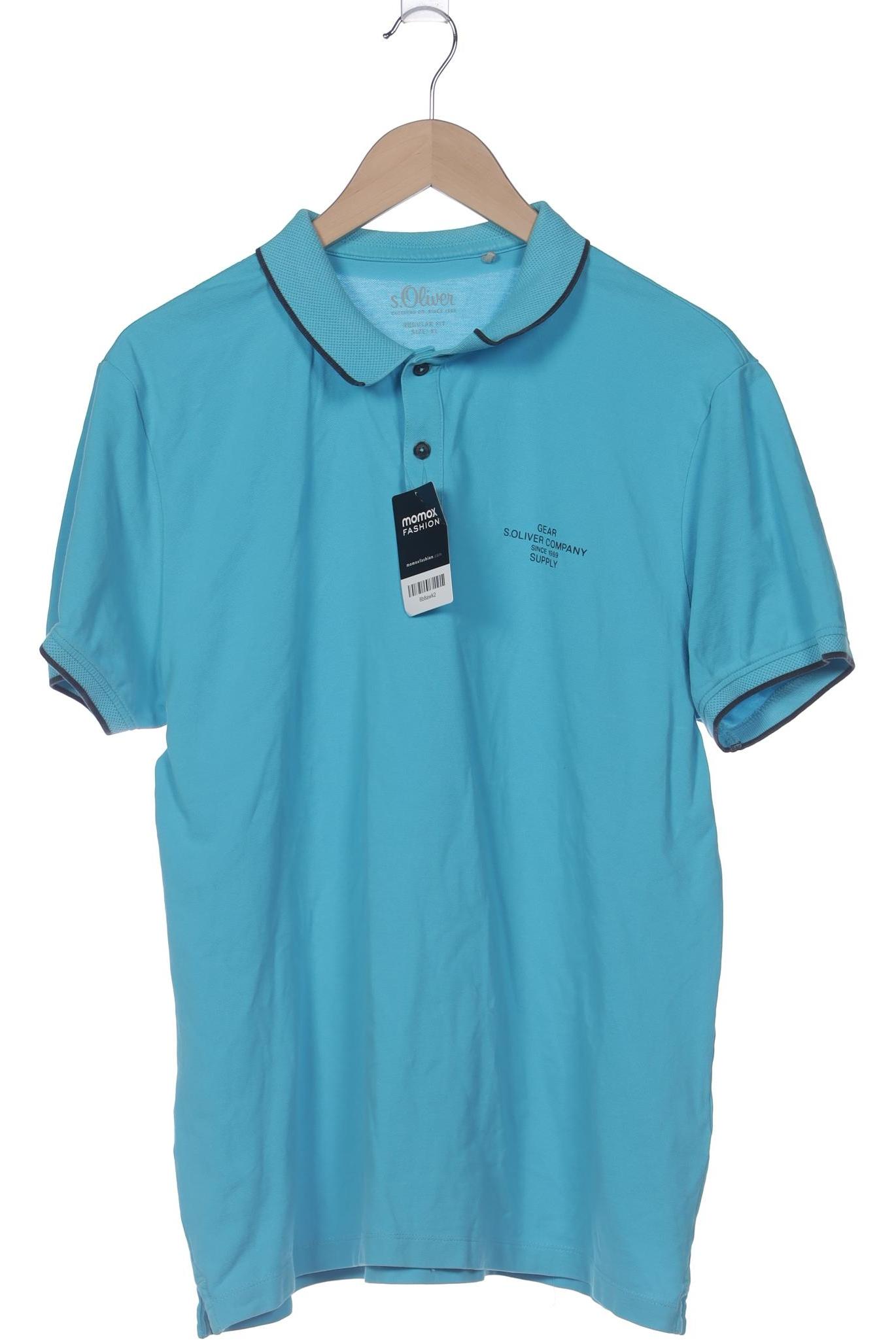 

s.Oliver Herren Poloshirt, blau, Gr. 54