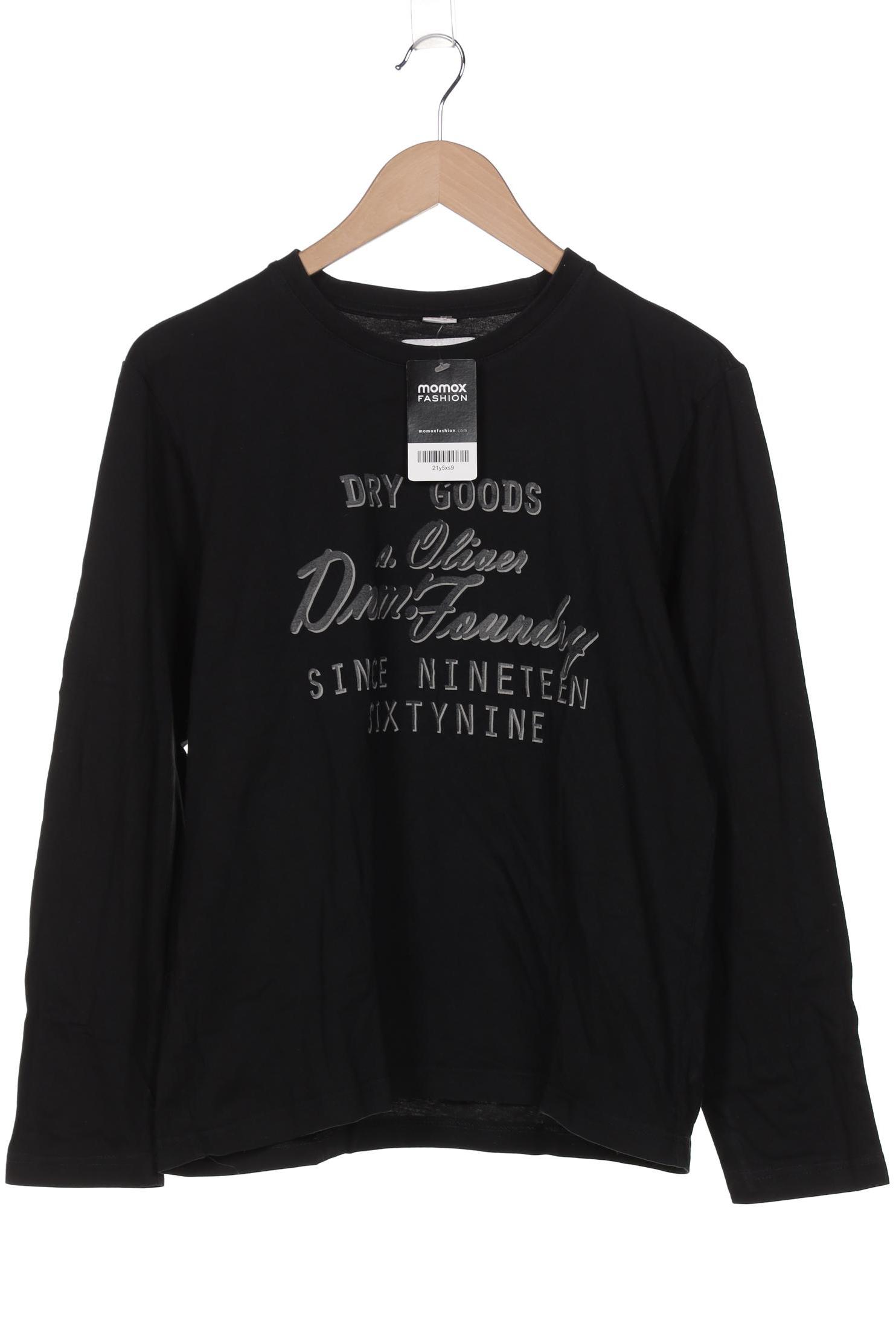 

s.Oliver Herren Langarmshirt, schwarz, Gr. 48