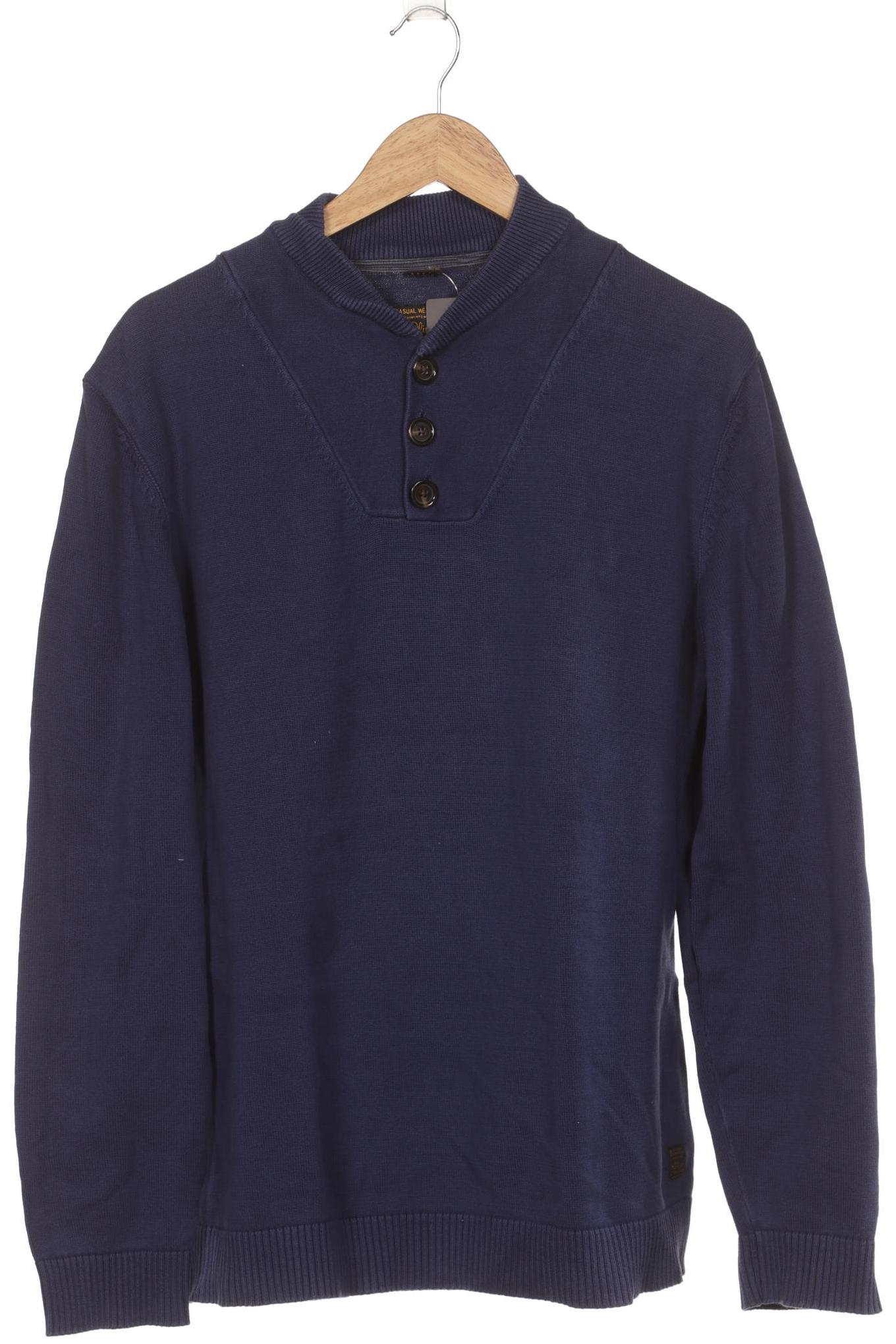 

s.Oliver Herren Pullover, blau, Gr. 58