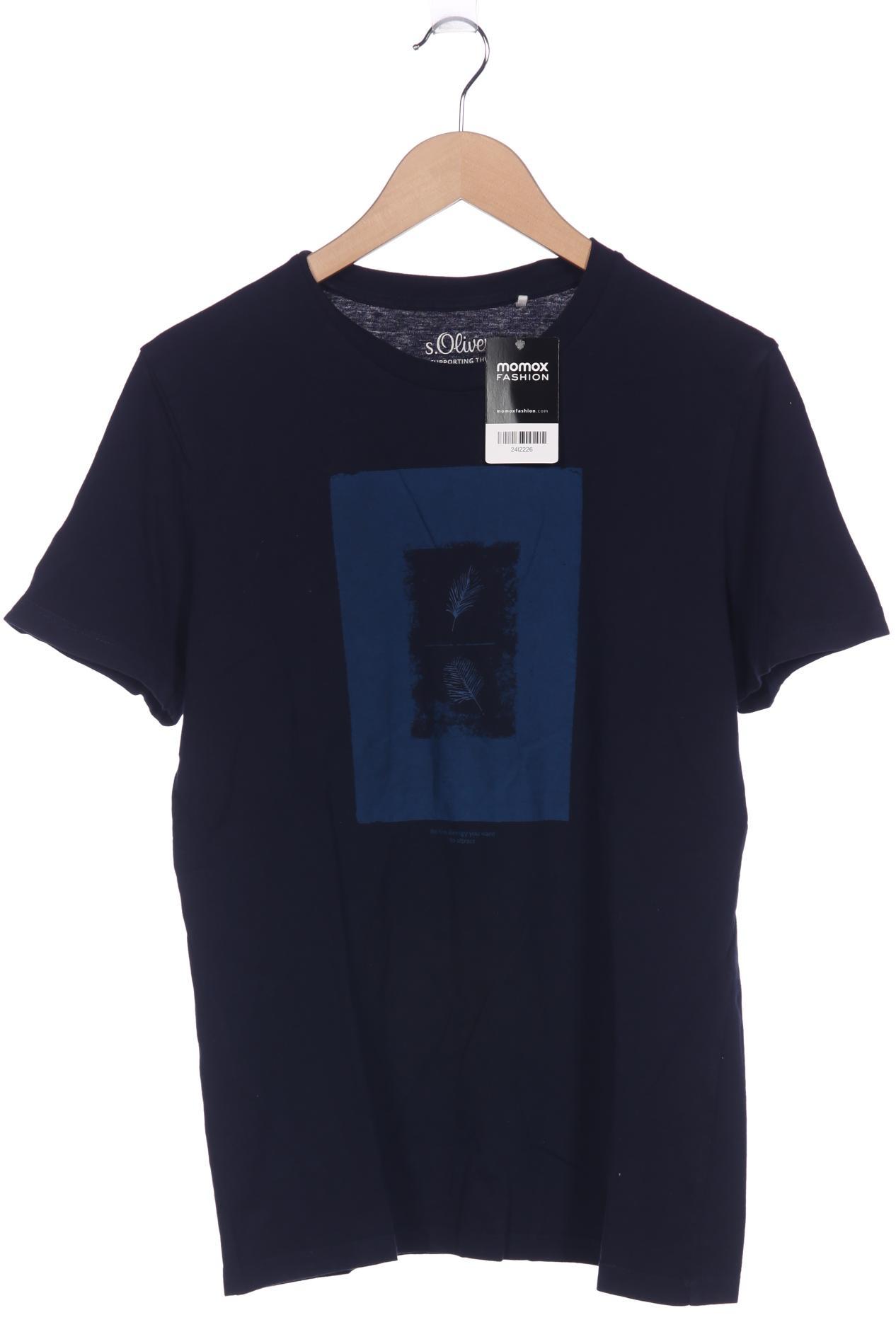 

s.Oliver Herren T-Shirt, marineblau, Gr. 52