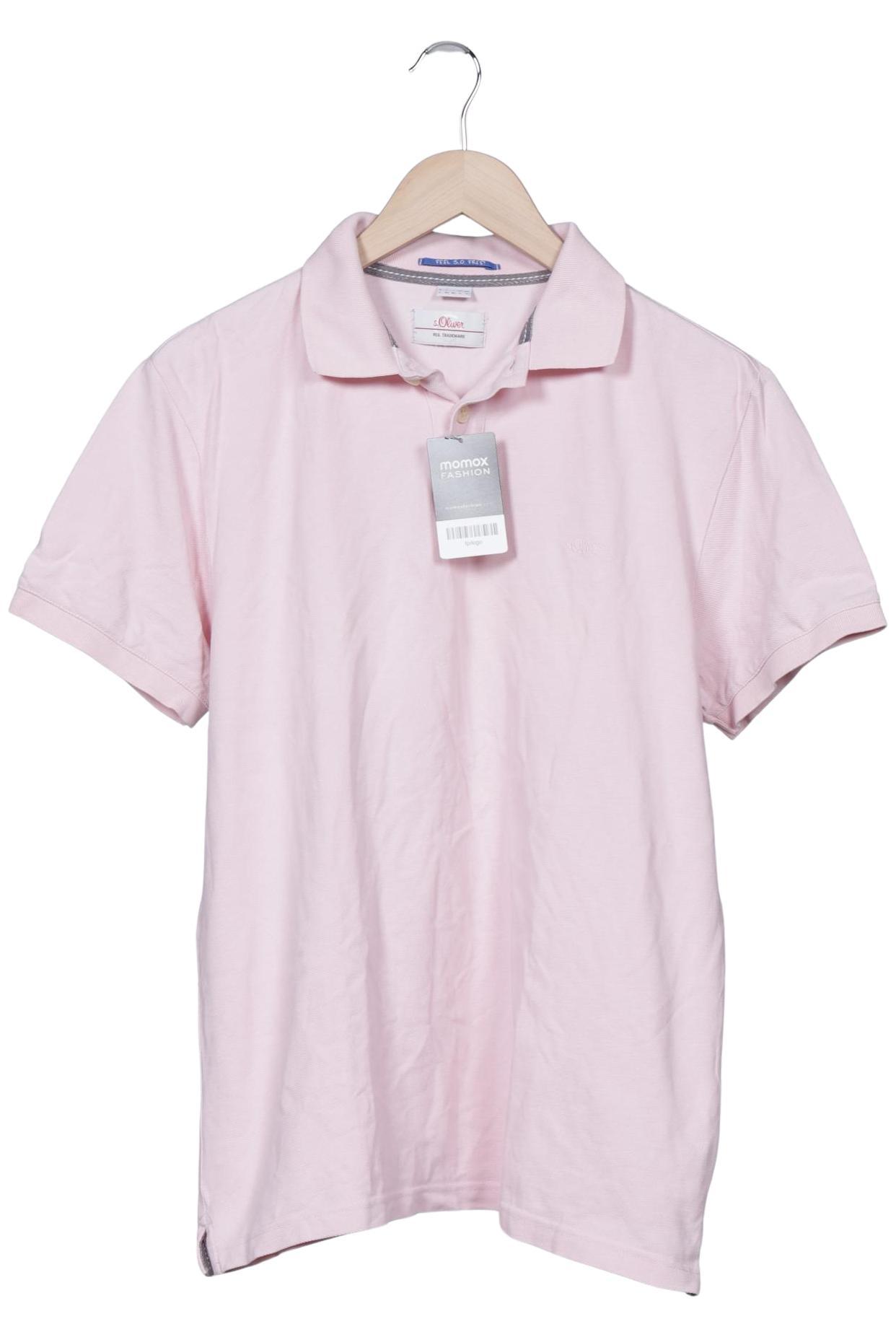 

s.Oliver Herren Poloshirt, pink, Gr. 52