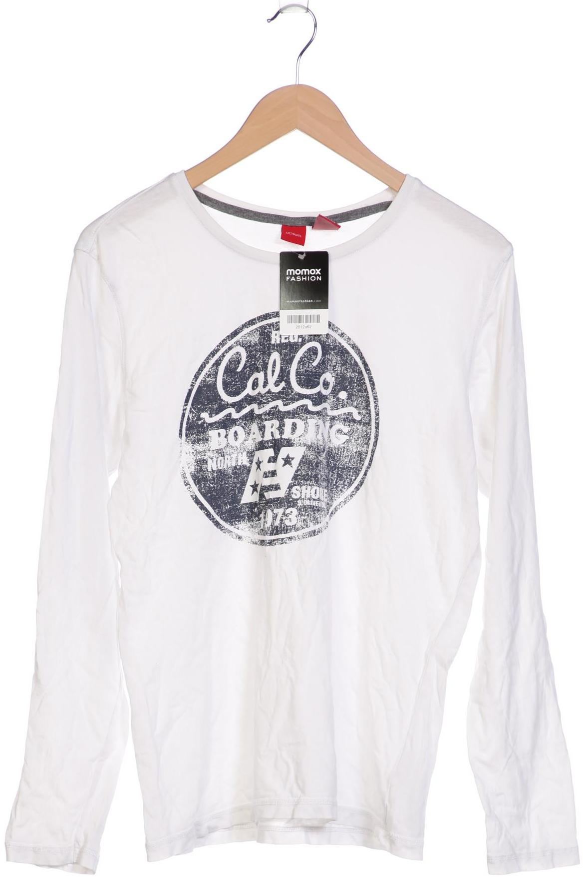 

s.Oliver Herren Langarmshirt, weiß, Gr. 48