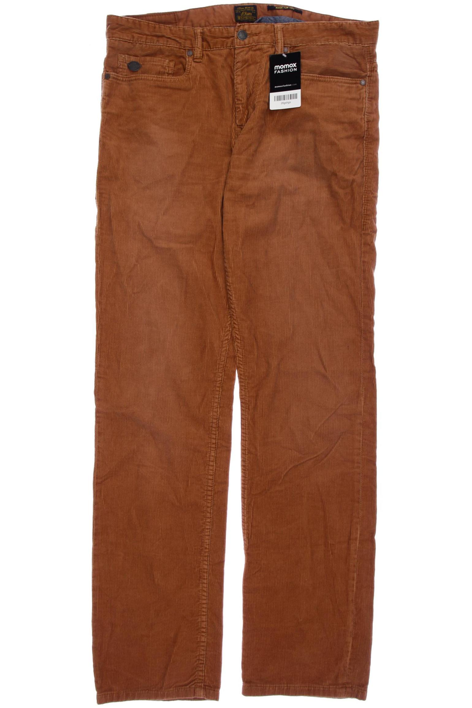 

s.Oliver Herren Stoffhose, braun, Gr. 32