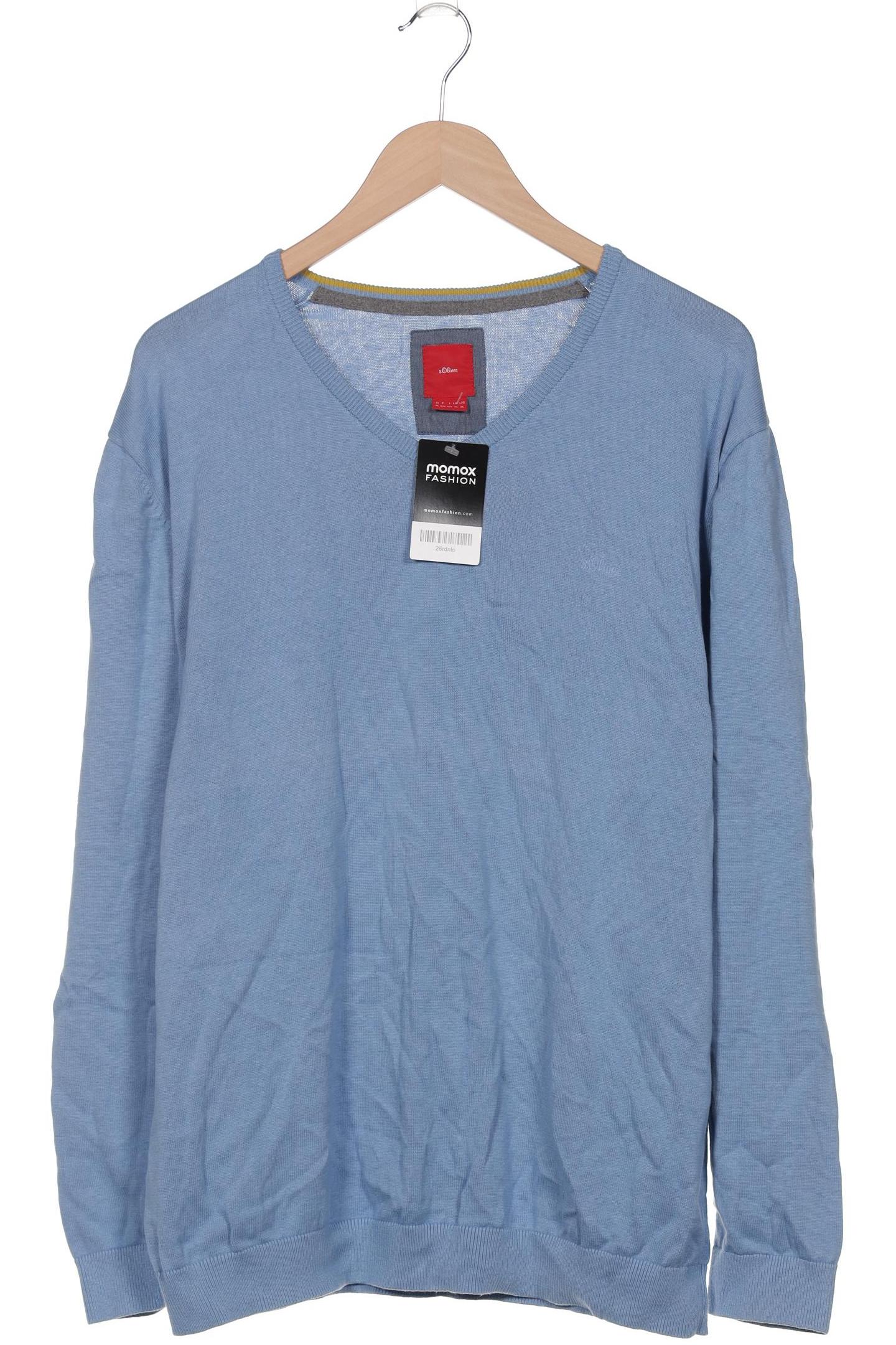 

s.Oliver Herren Pullover, blau, Gr. 54