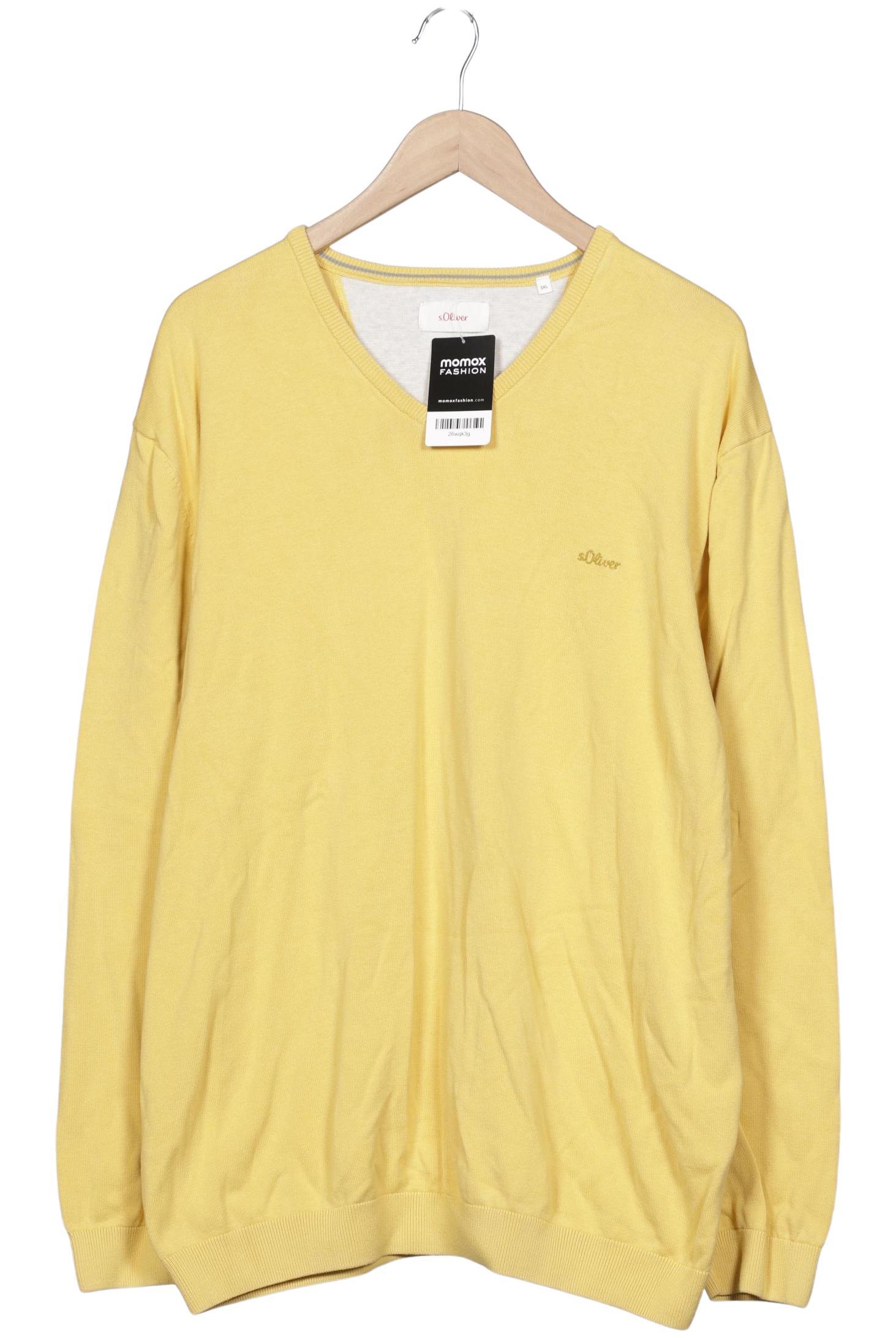 

s.Oliver Herren Pullover, gelb, Gr. 58