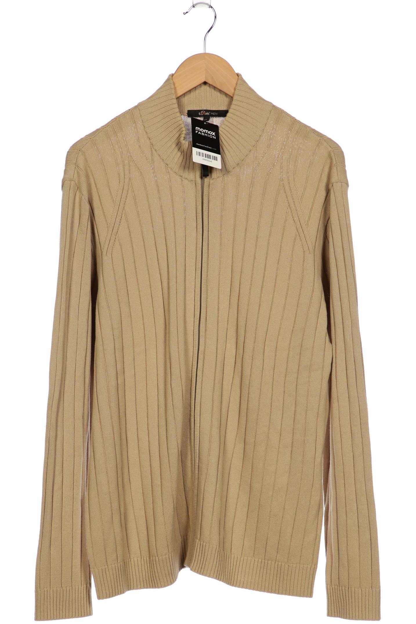 

s.Oliver Herren Strickjacke, beige, Gr. 54