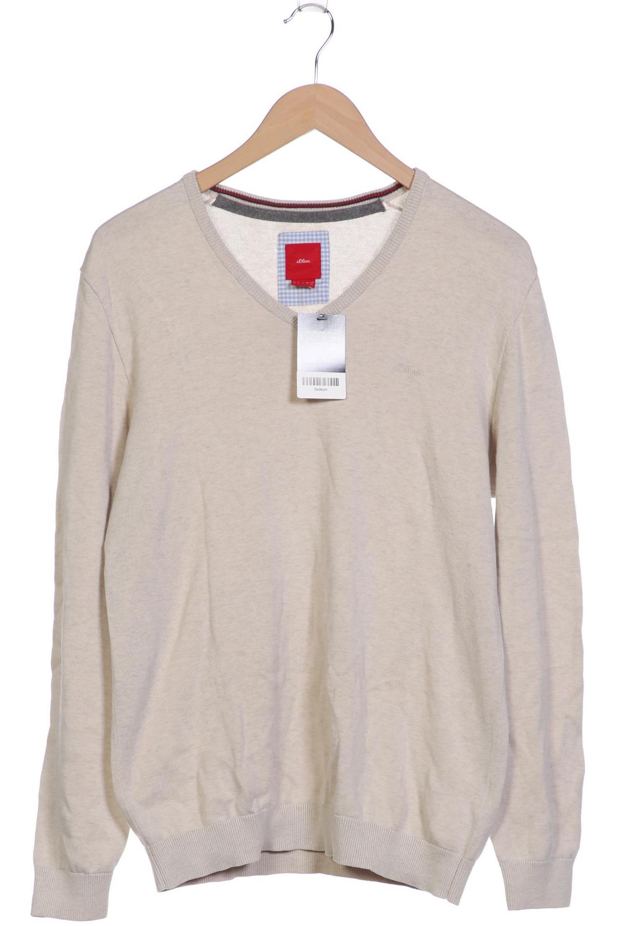 

s.Oliver Herren Pullover, beige, Gr. 48