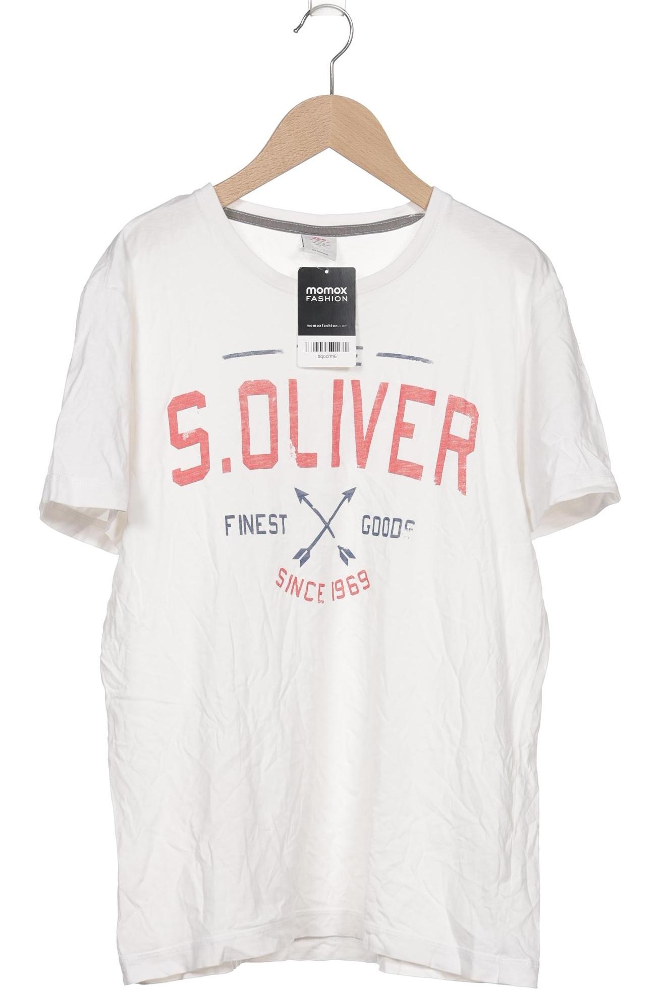 

s.Oliver Herren T-Shirt, weiß, Gr. 48