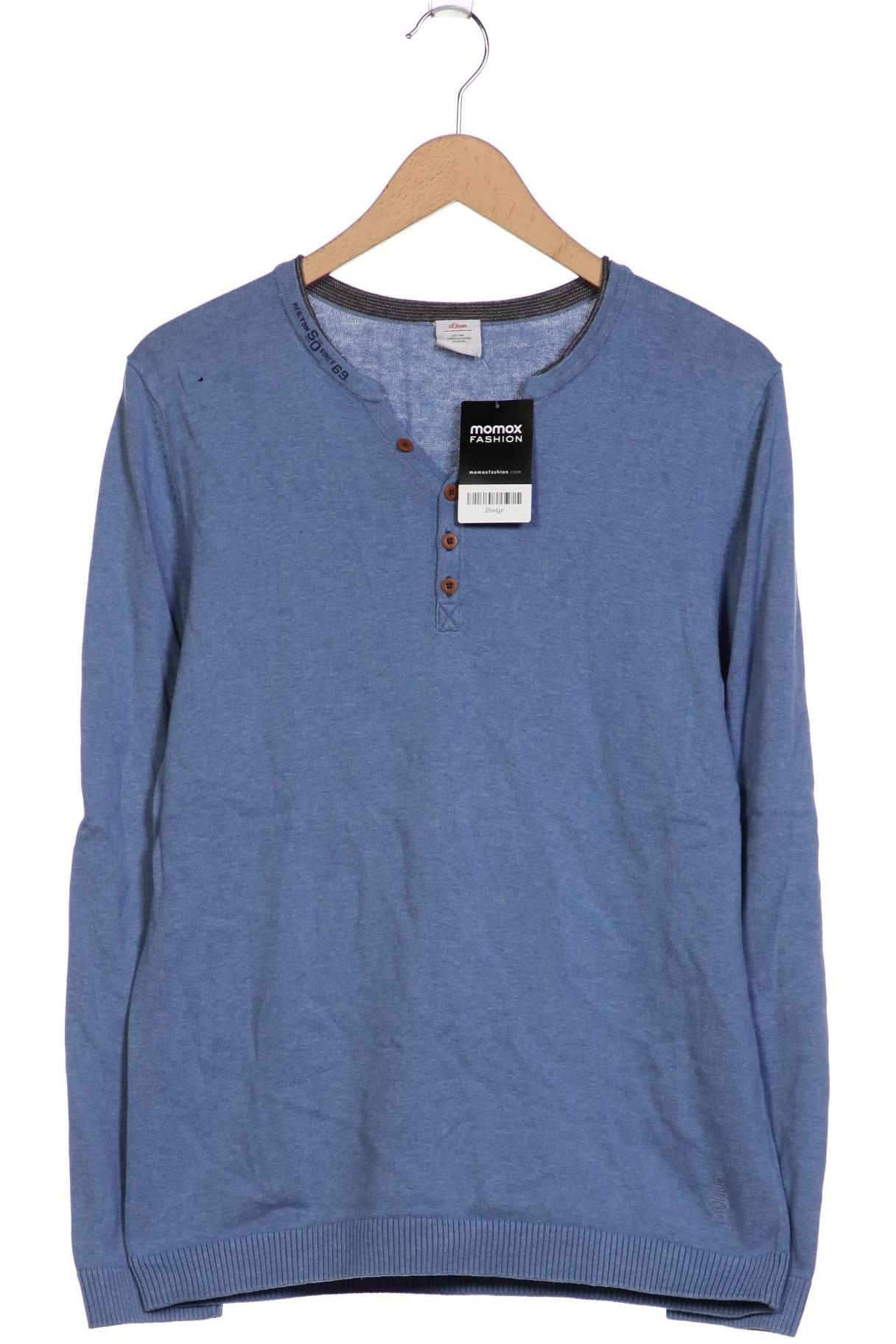 

s.Oliver Herren Pullover, blau, Gr. 48