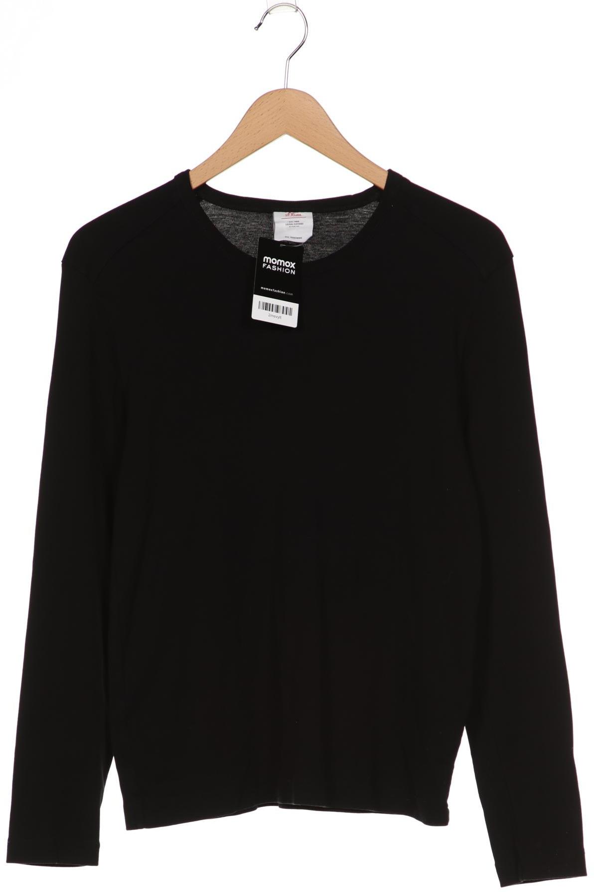

s.Oliver Herren Langarmshirt, schwarz