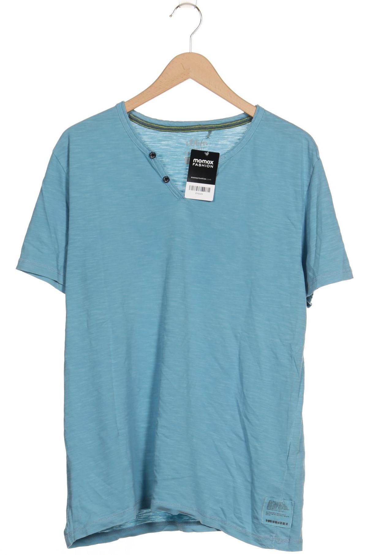 

s.Oliver Herren T-Shirt, blau, Gr. 52