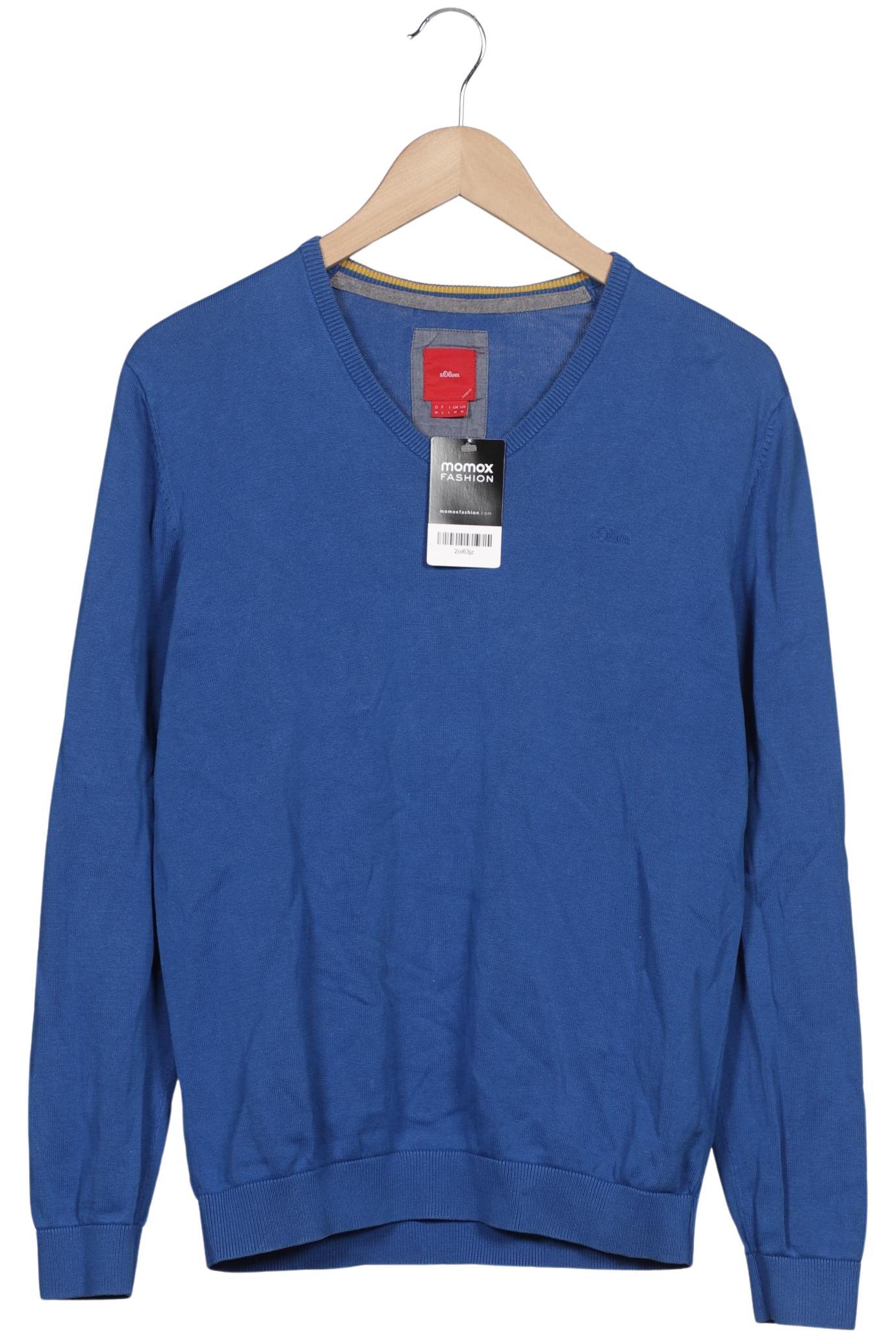 

s.Oliver Herren Pullover, blau, Gr. 48