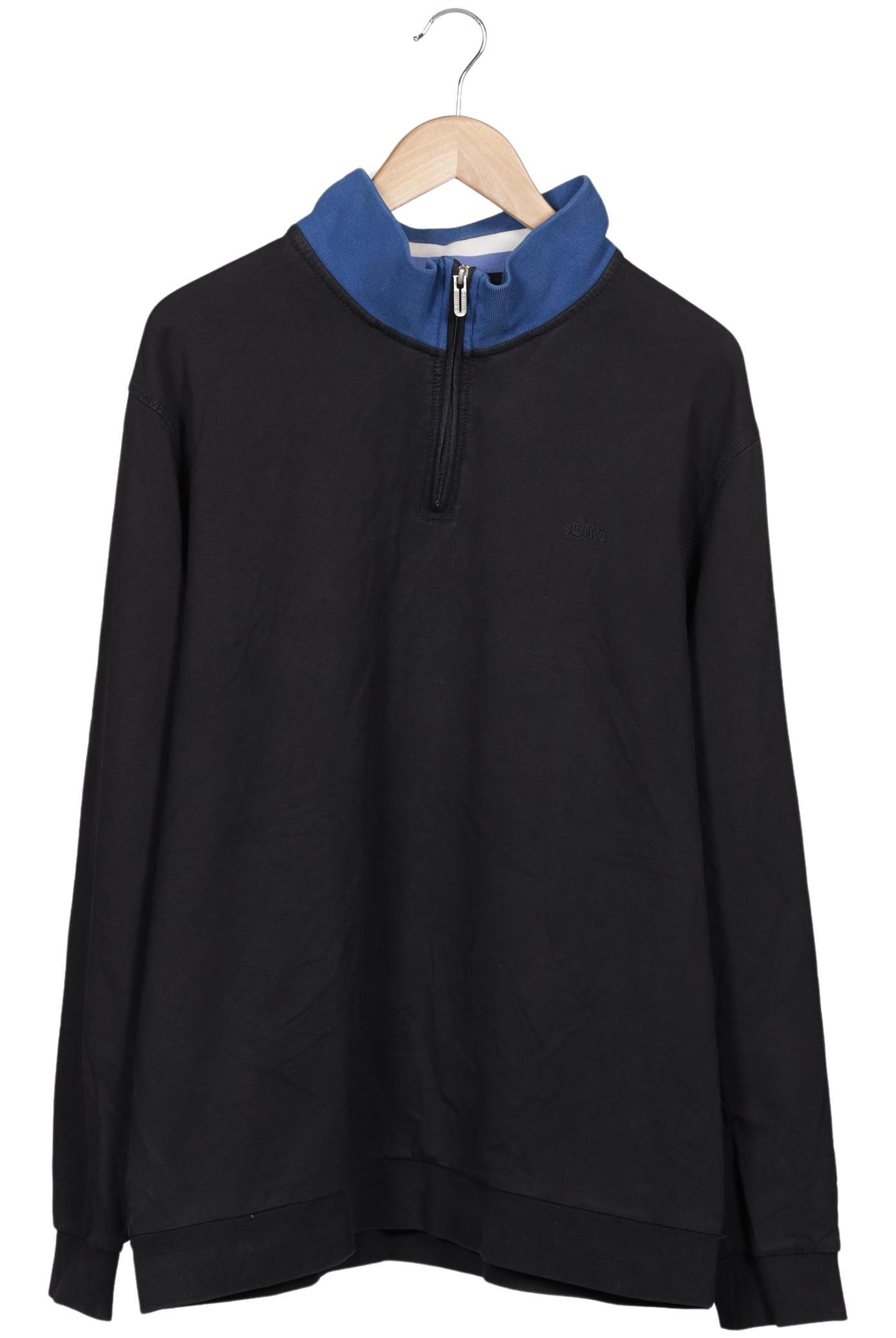 

s.Oliver Herren Sweatshirt, schwarz, Gr. 56