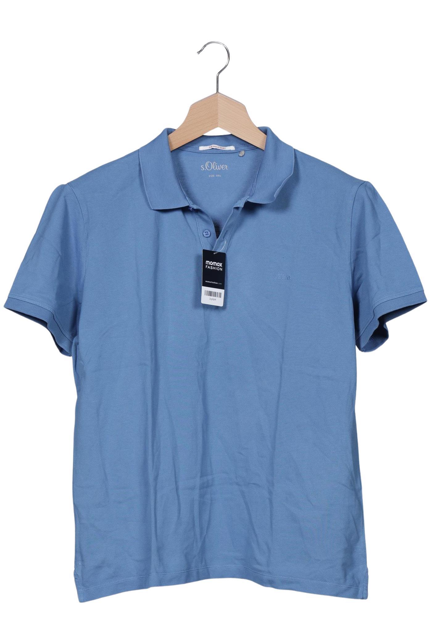 

s.Oliver Herren Poloshirt, blau, Gr. 56